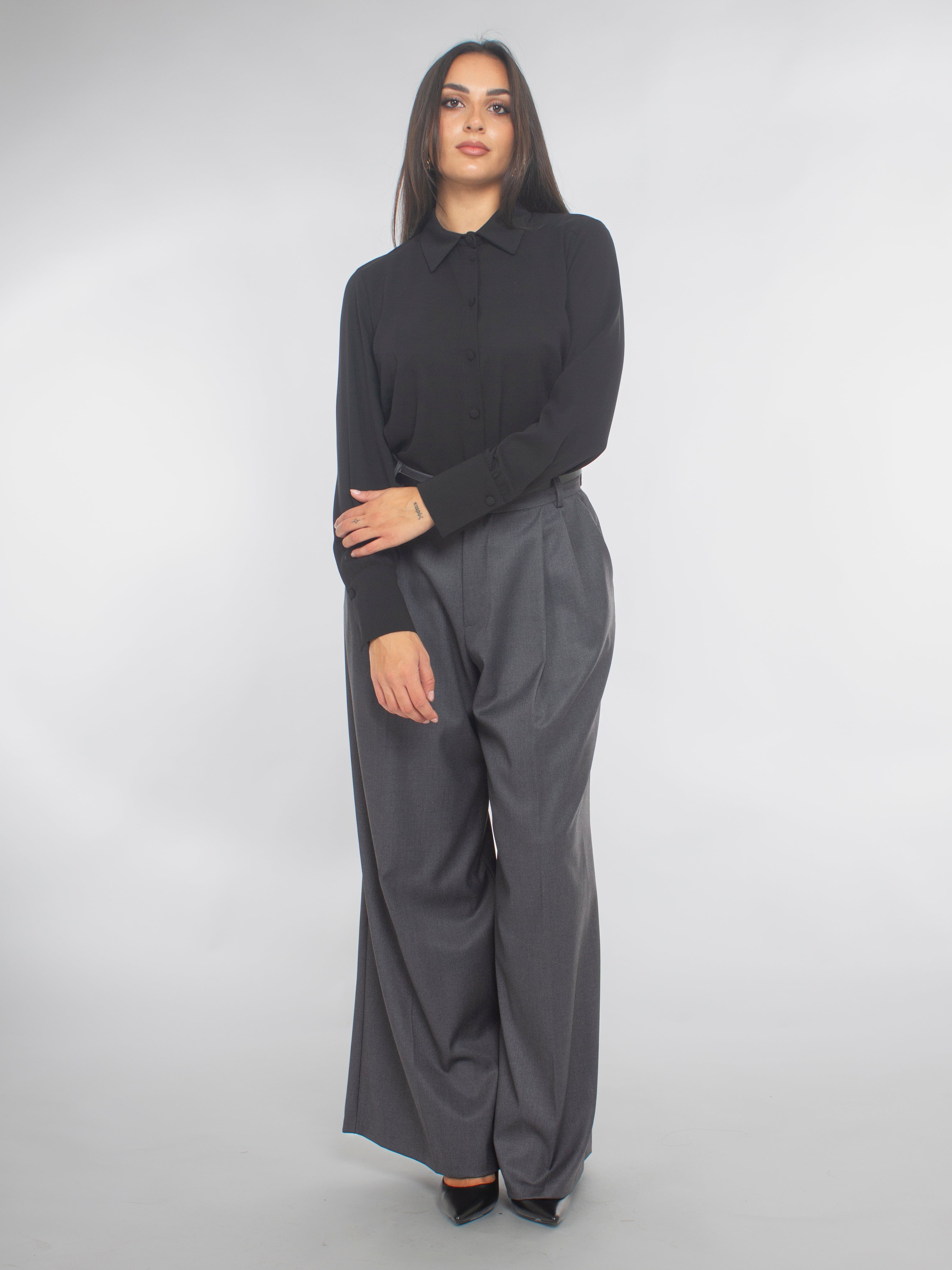 Pantalone palazzo con pence Rinascimento