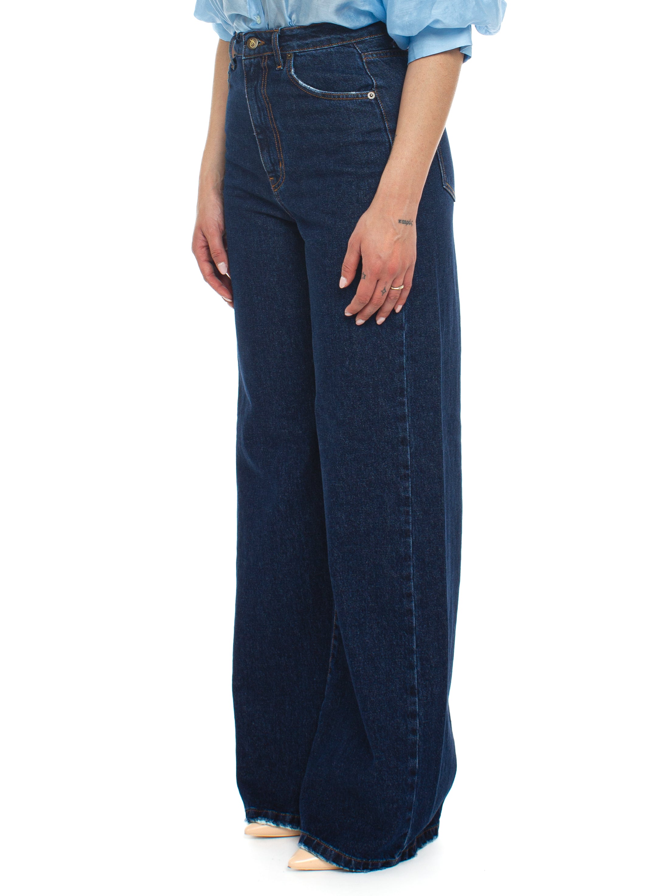 Jeans palazzo a zampa To.Bì Demure