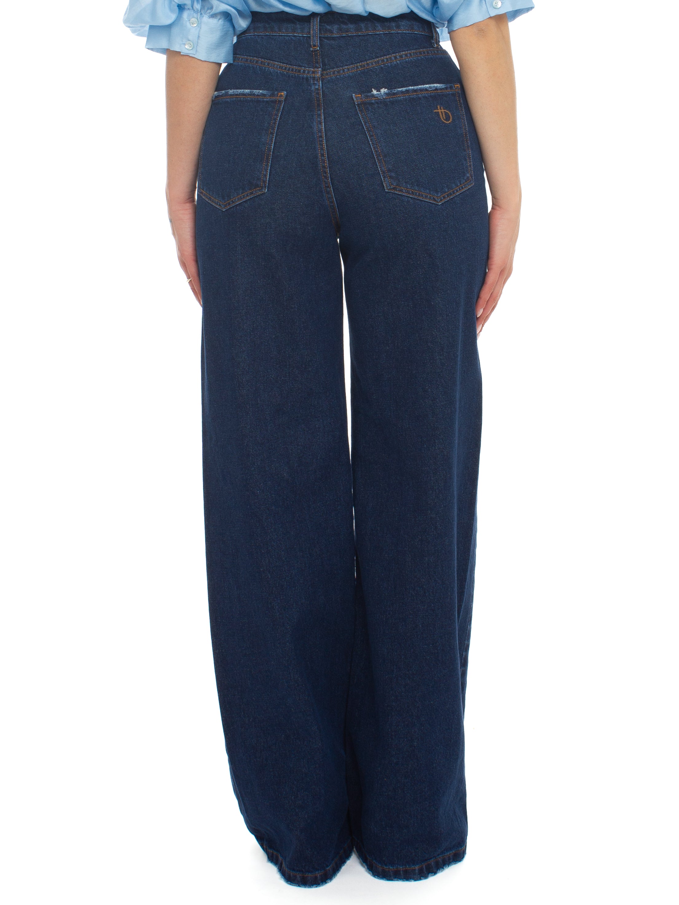 Jeans palazzo a zampa To.Bì Demure