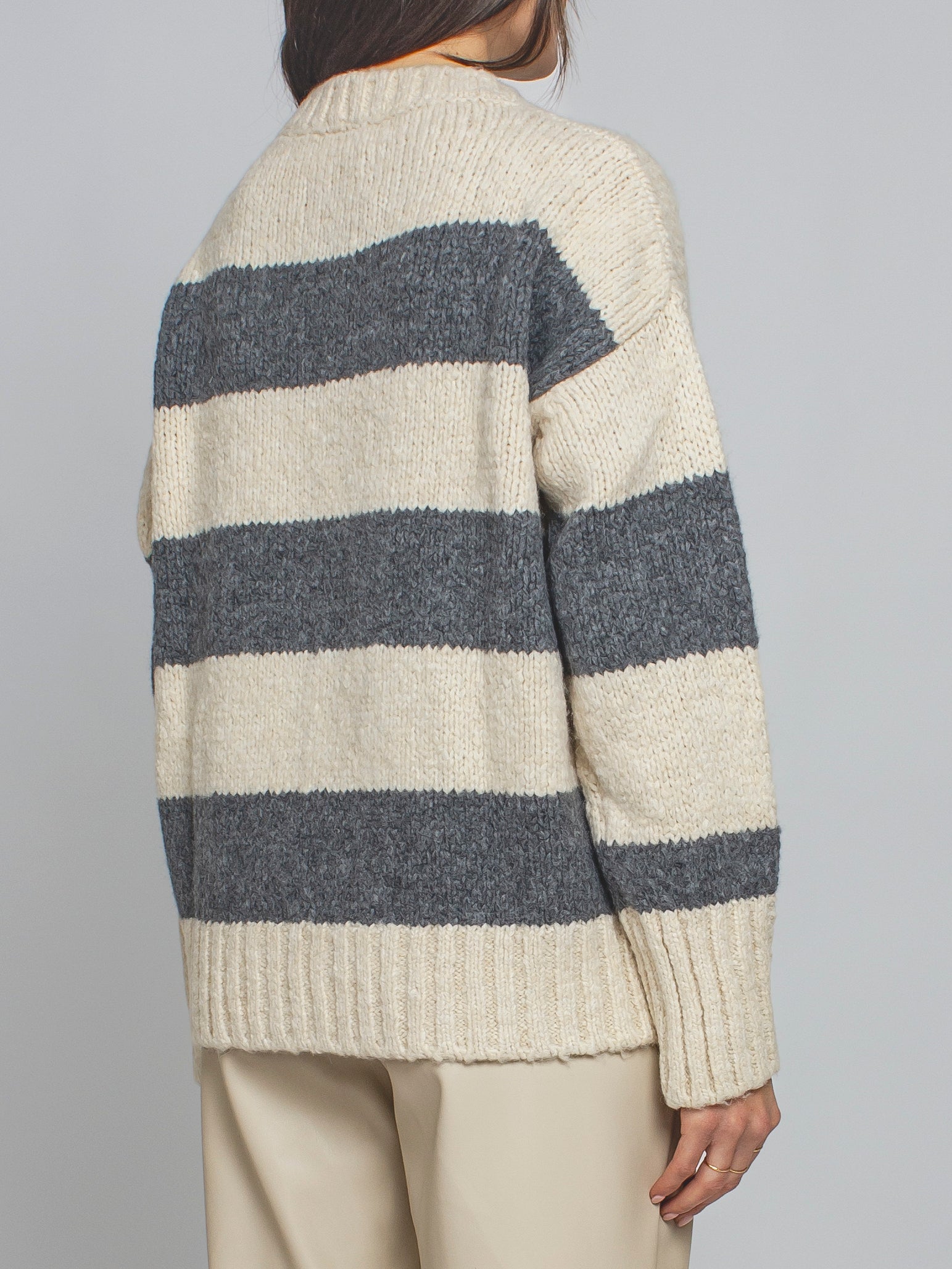 Maglia over rigata Vicolo