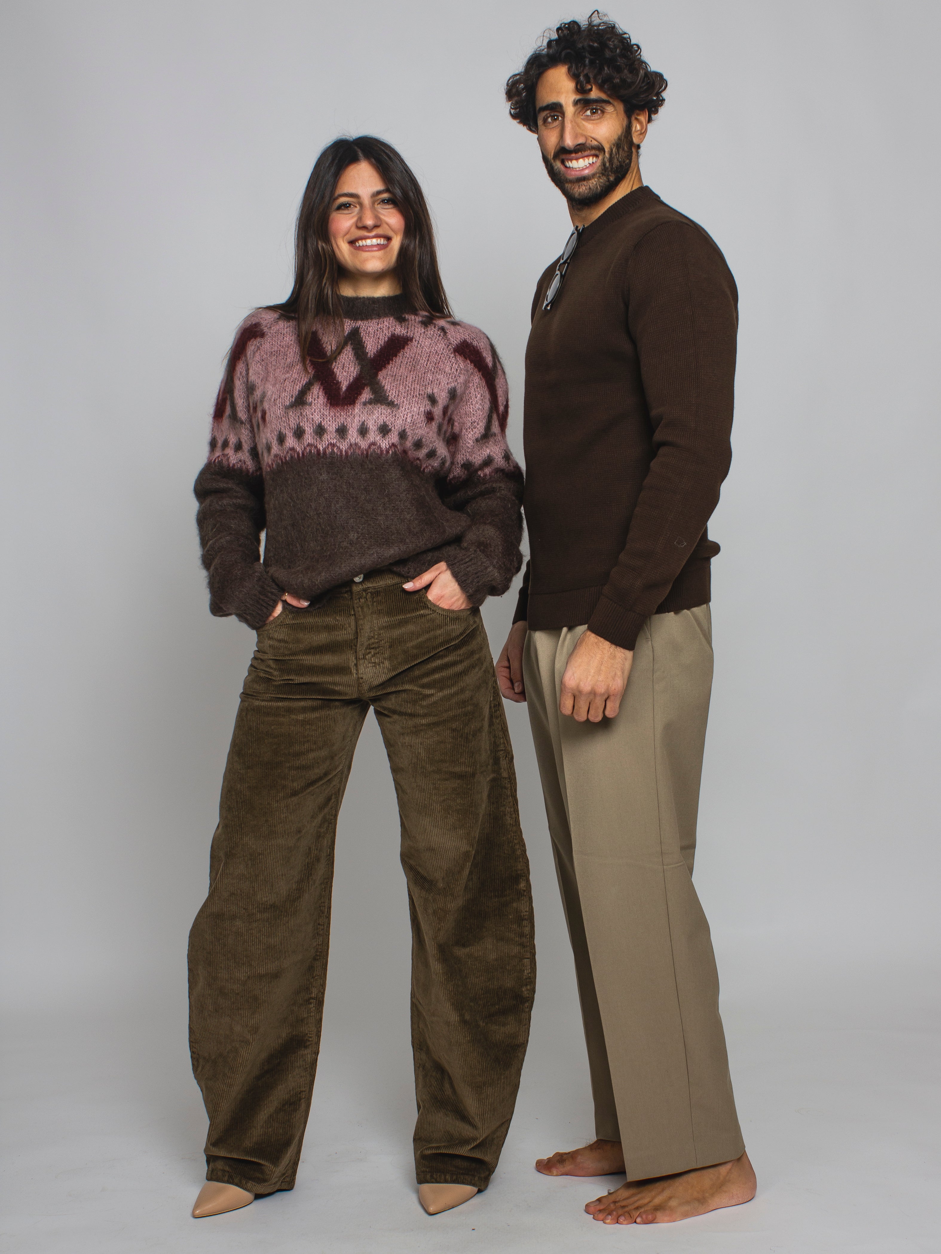 Pantalone balloon velluto a coste Vicolo