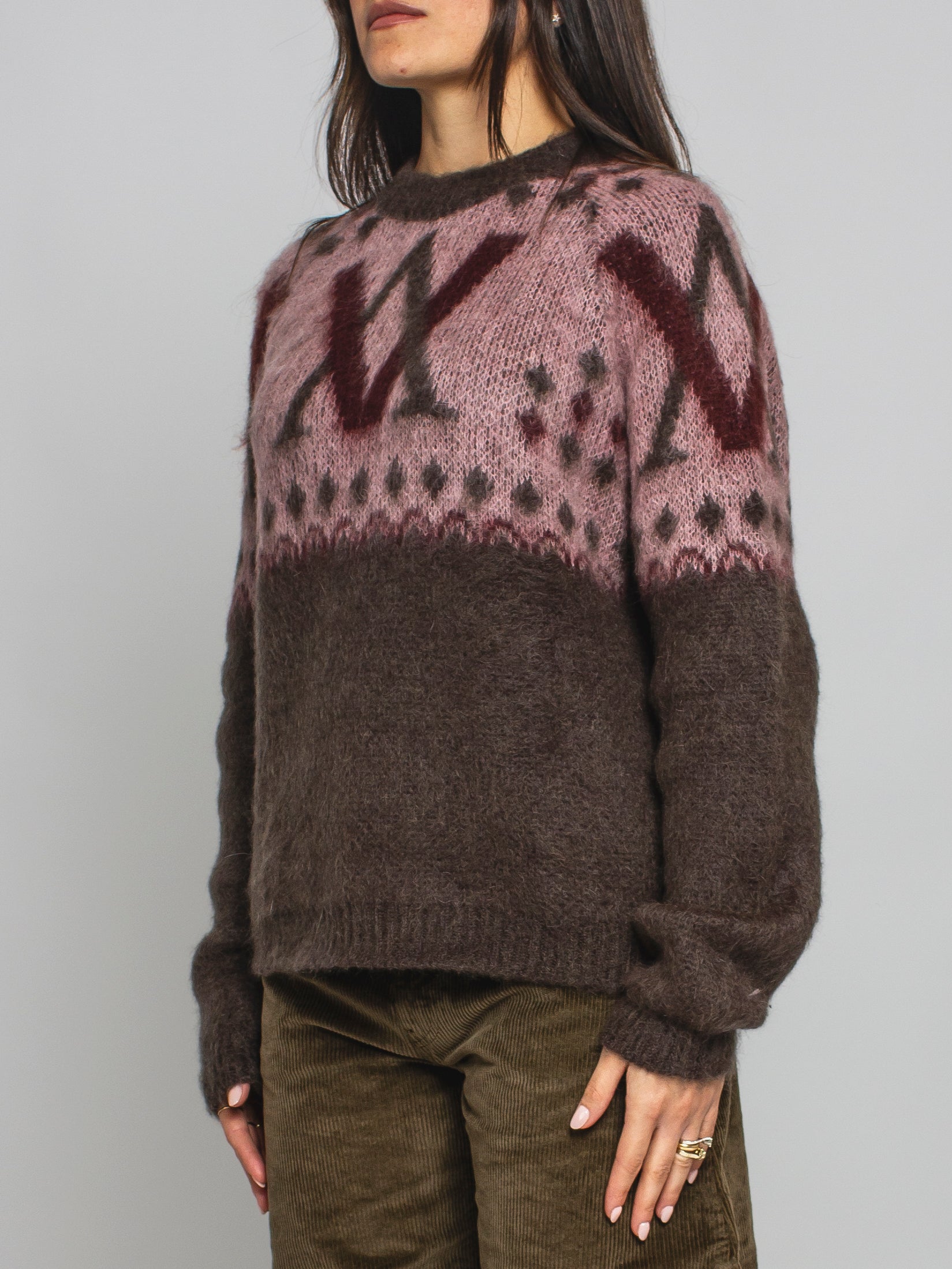 Maglia multicolor con logo geometrico Vicolo