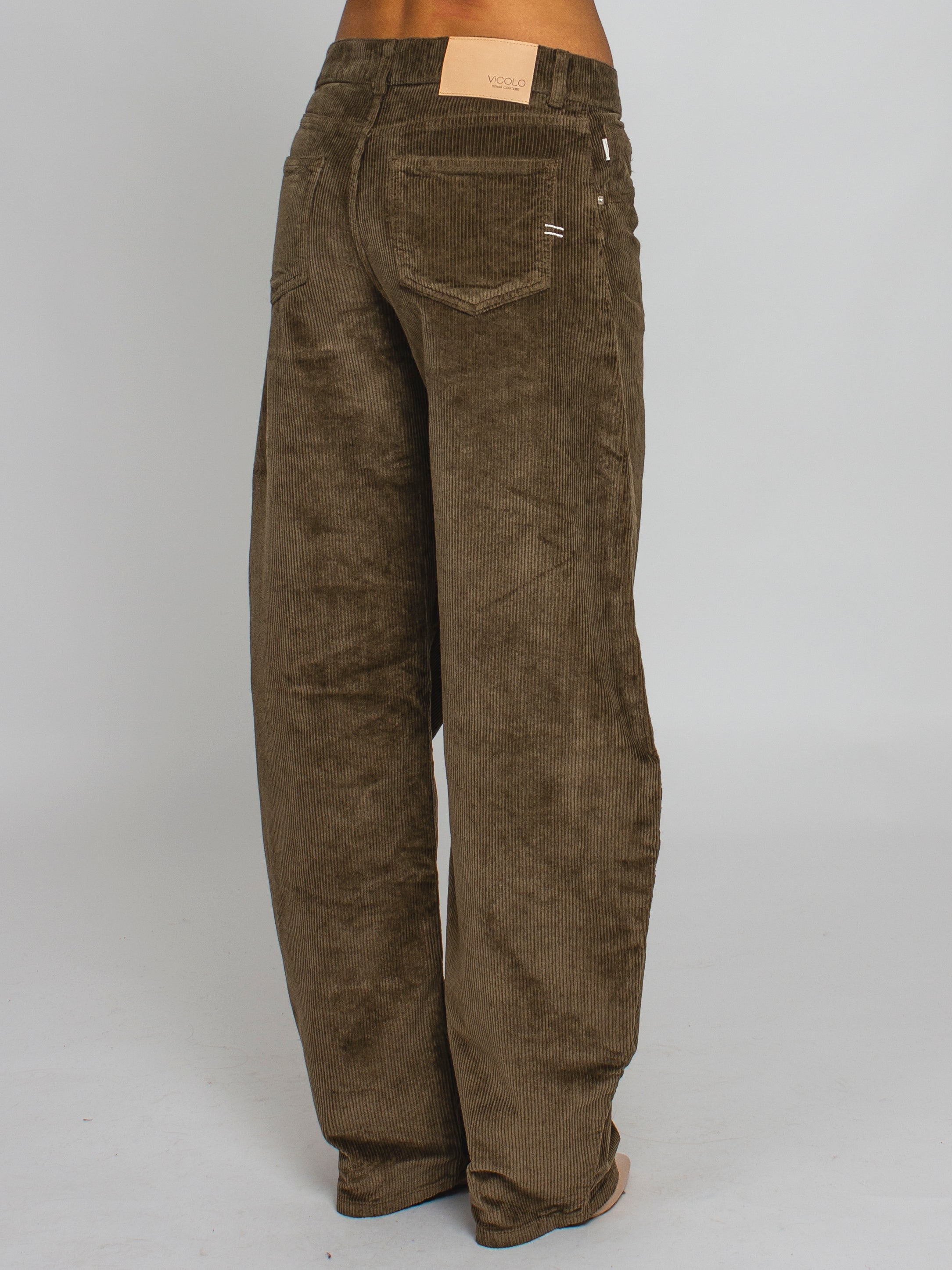 Pantalone balloon velluto a coste Vicolo