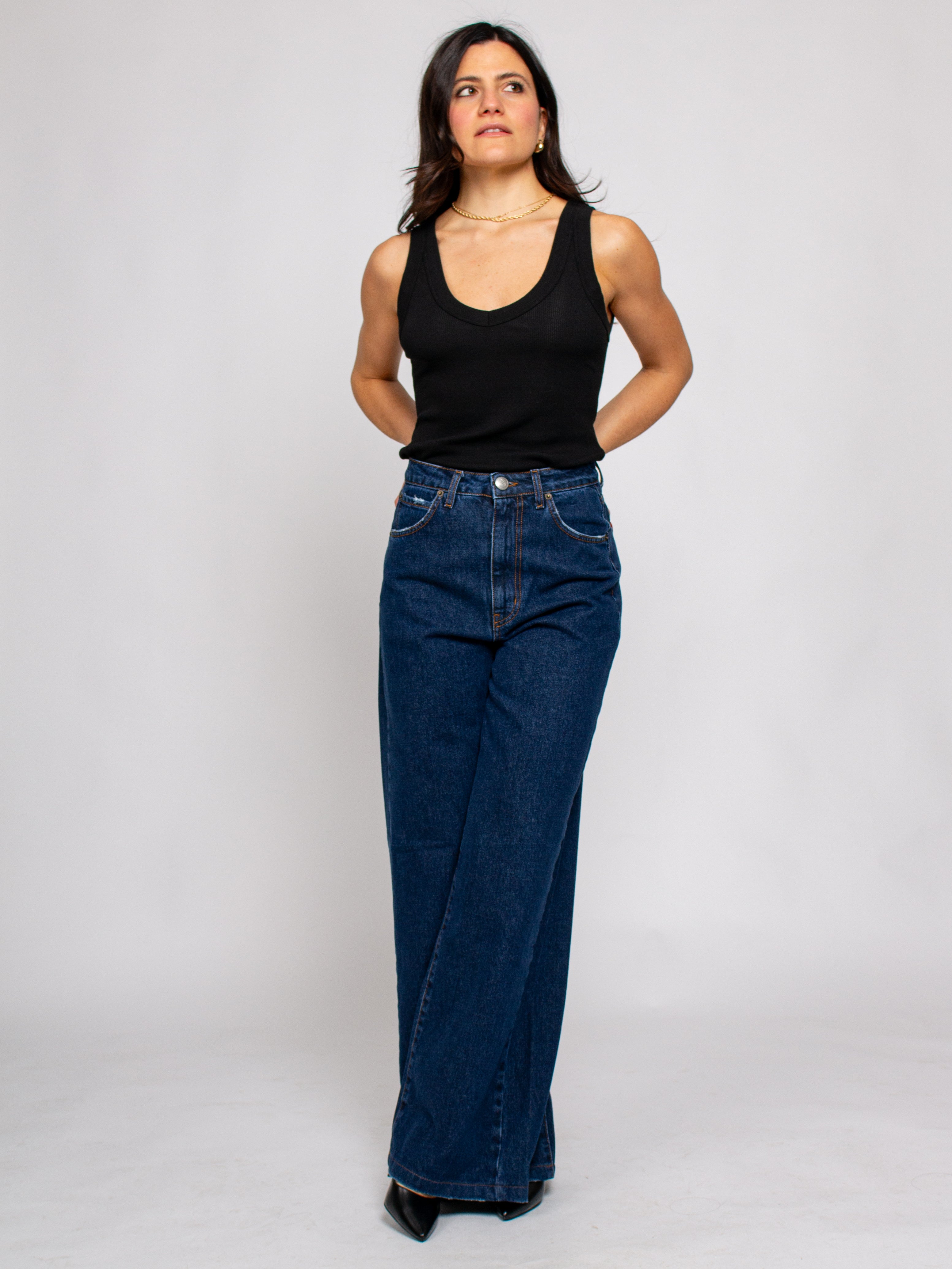 Jeans palazzo a zampa To.Bì Demure