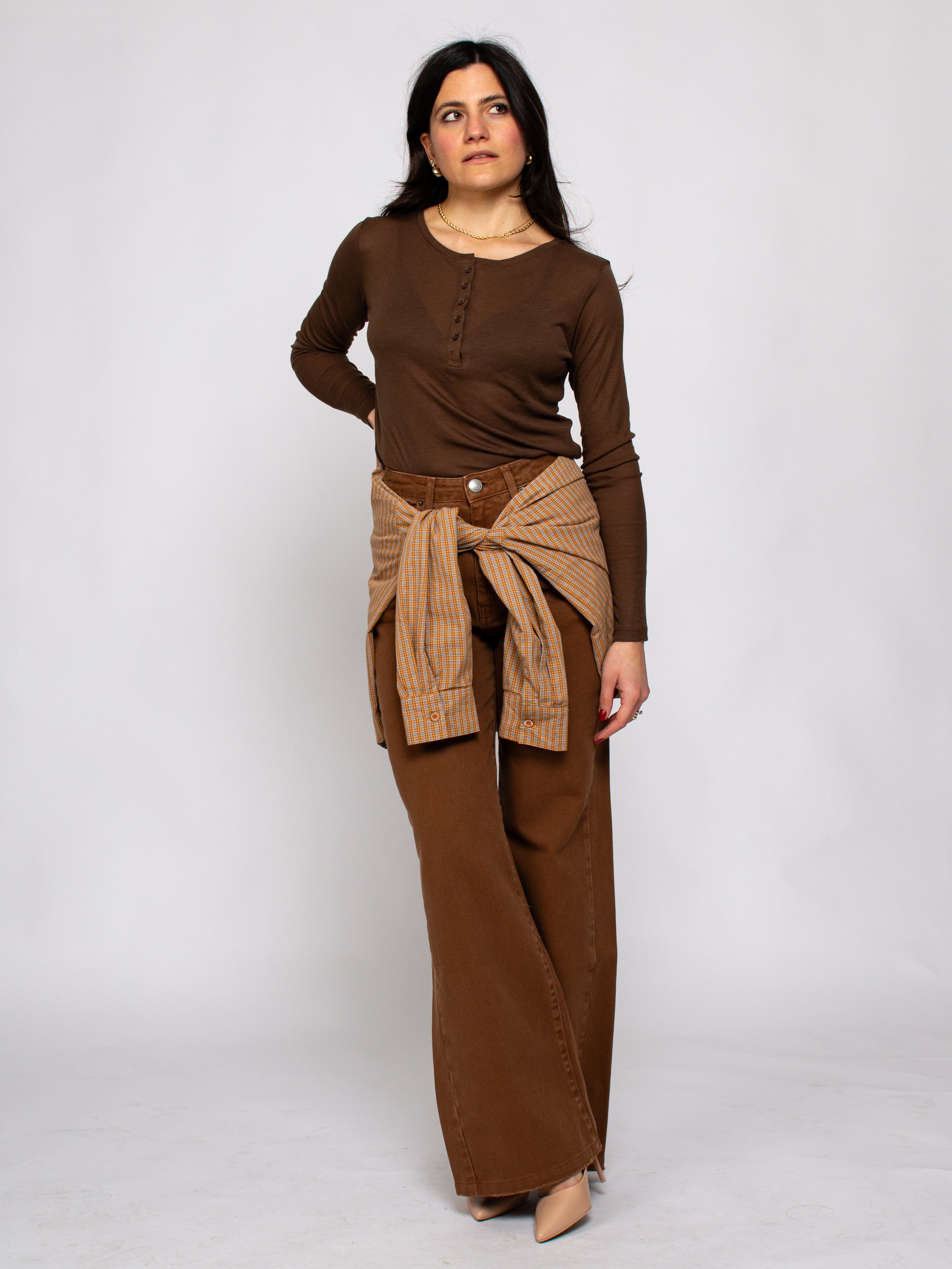 Jeans palazzo vita alta To.Bì Demure