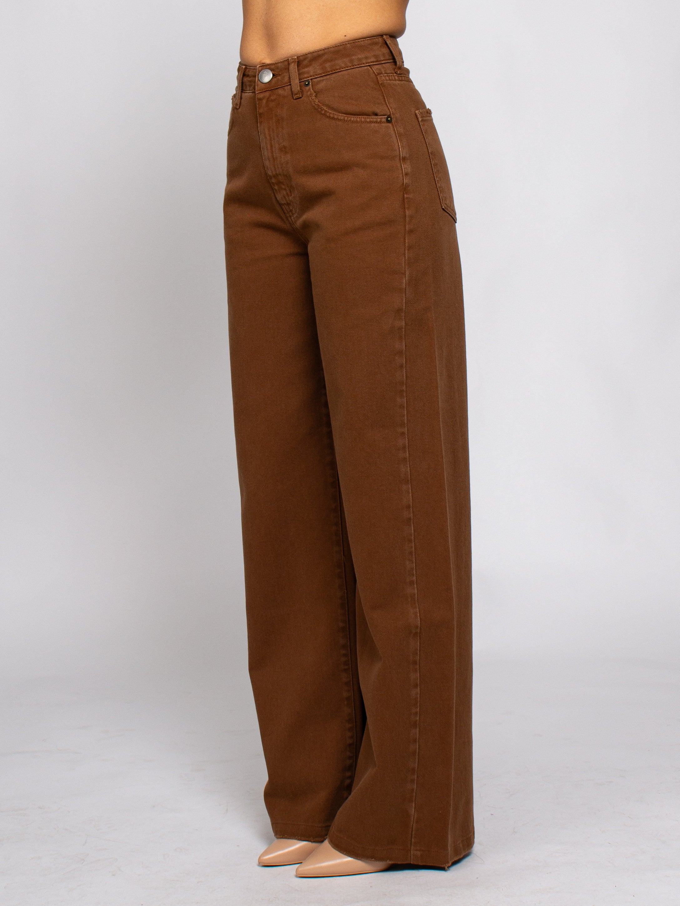 Jeans palazzo vita alta To.Bì Demure