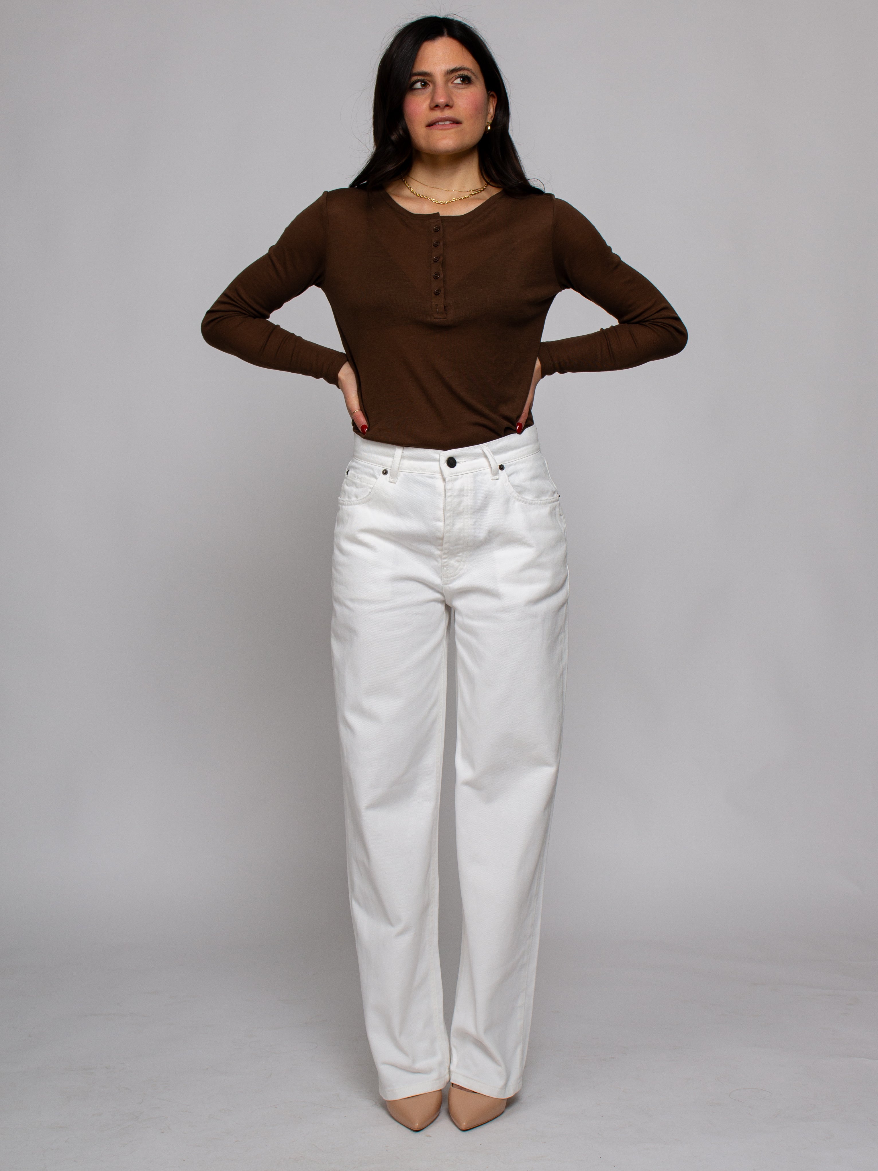 Jeans a vita alta To.Bì Demure