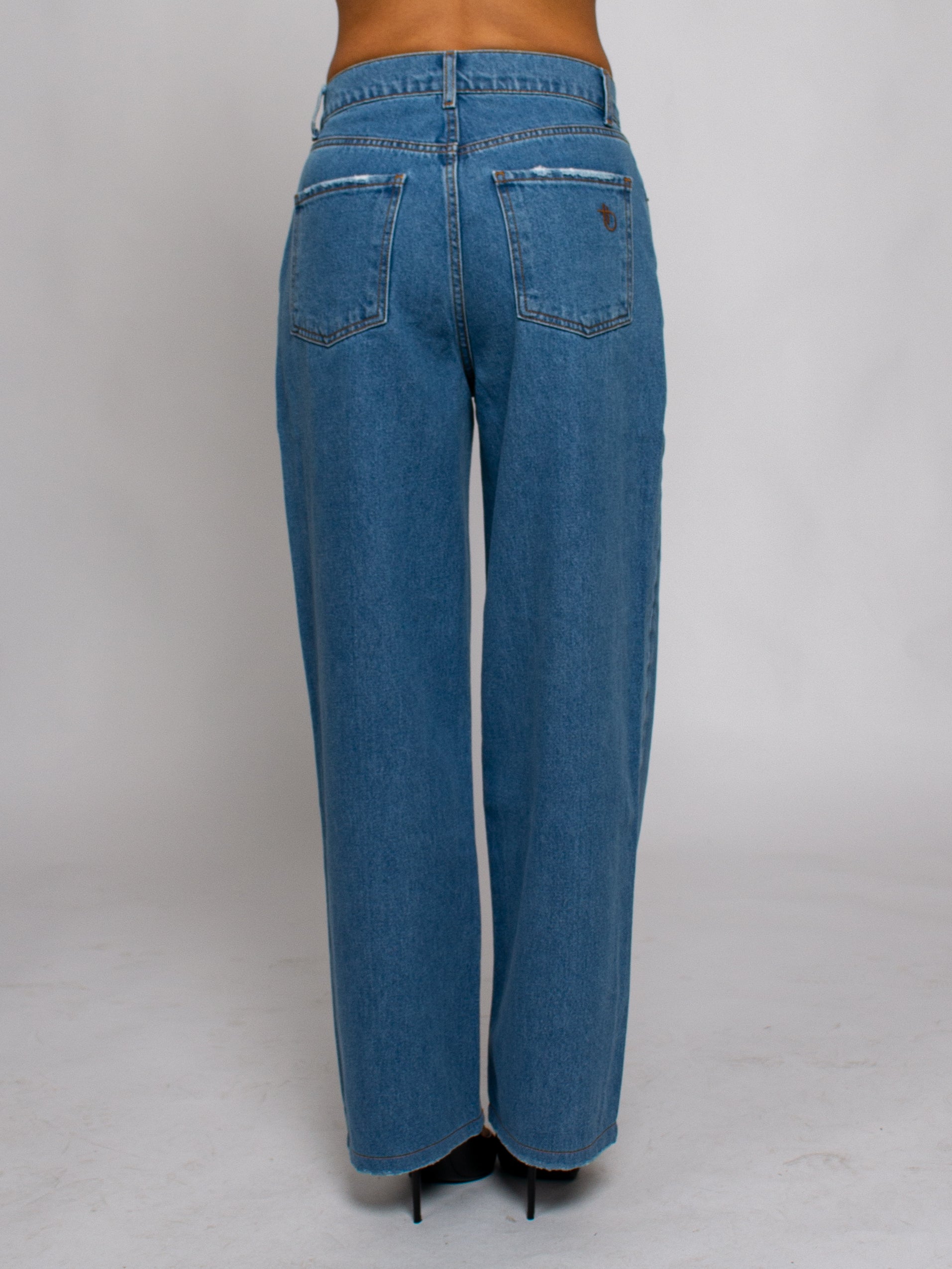 Jeans a vita alta To.Bì Demure