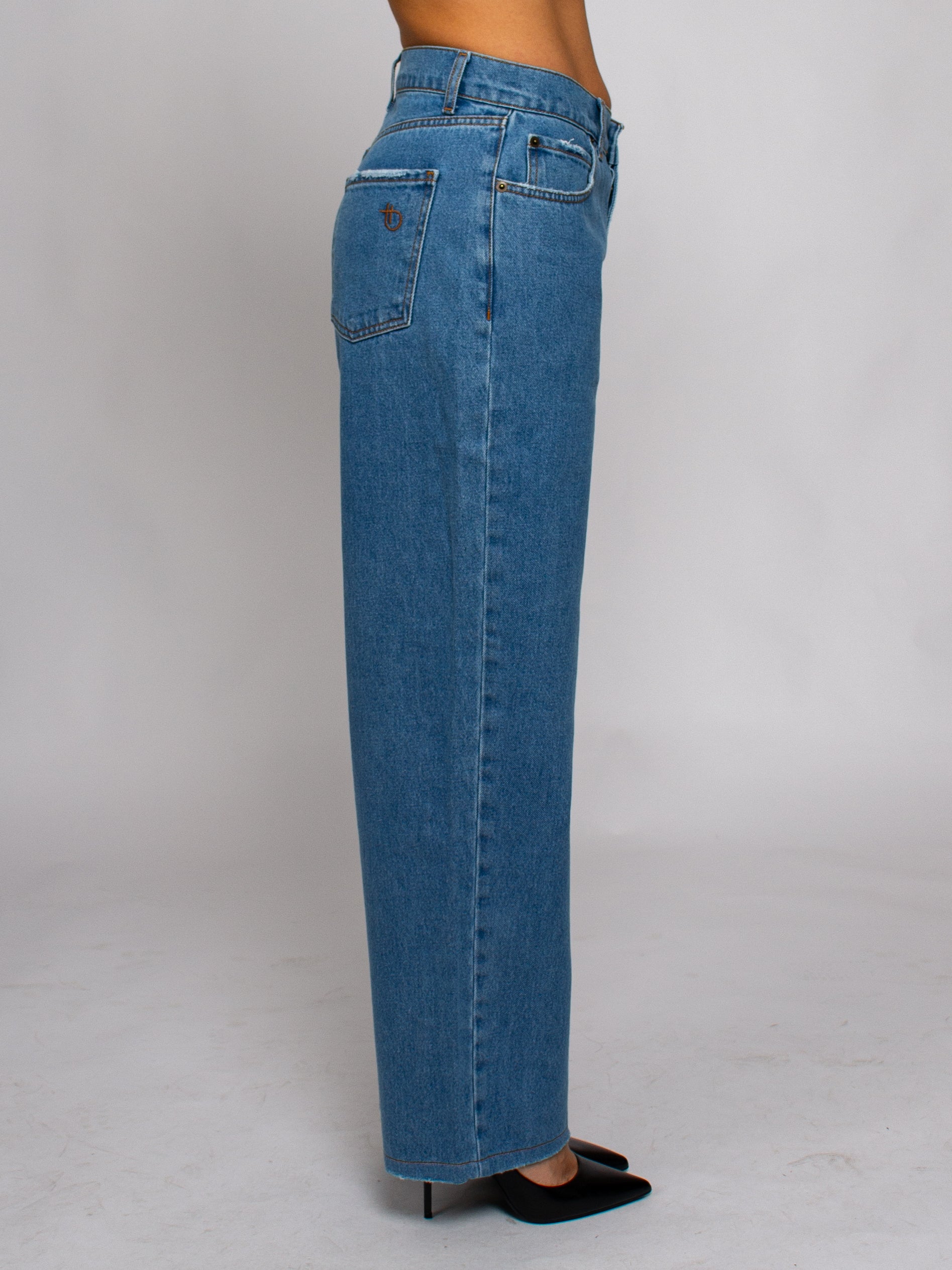 Jeans a vita alta To.Bì Demure