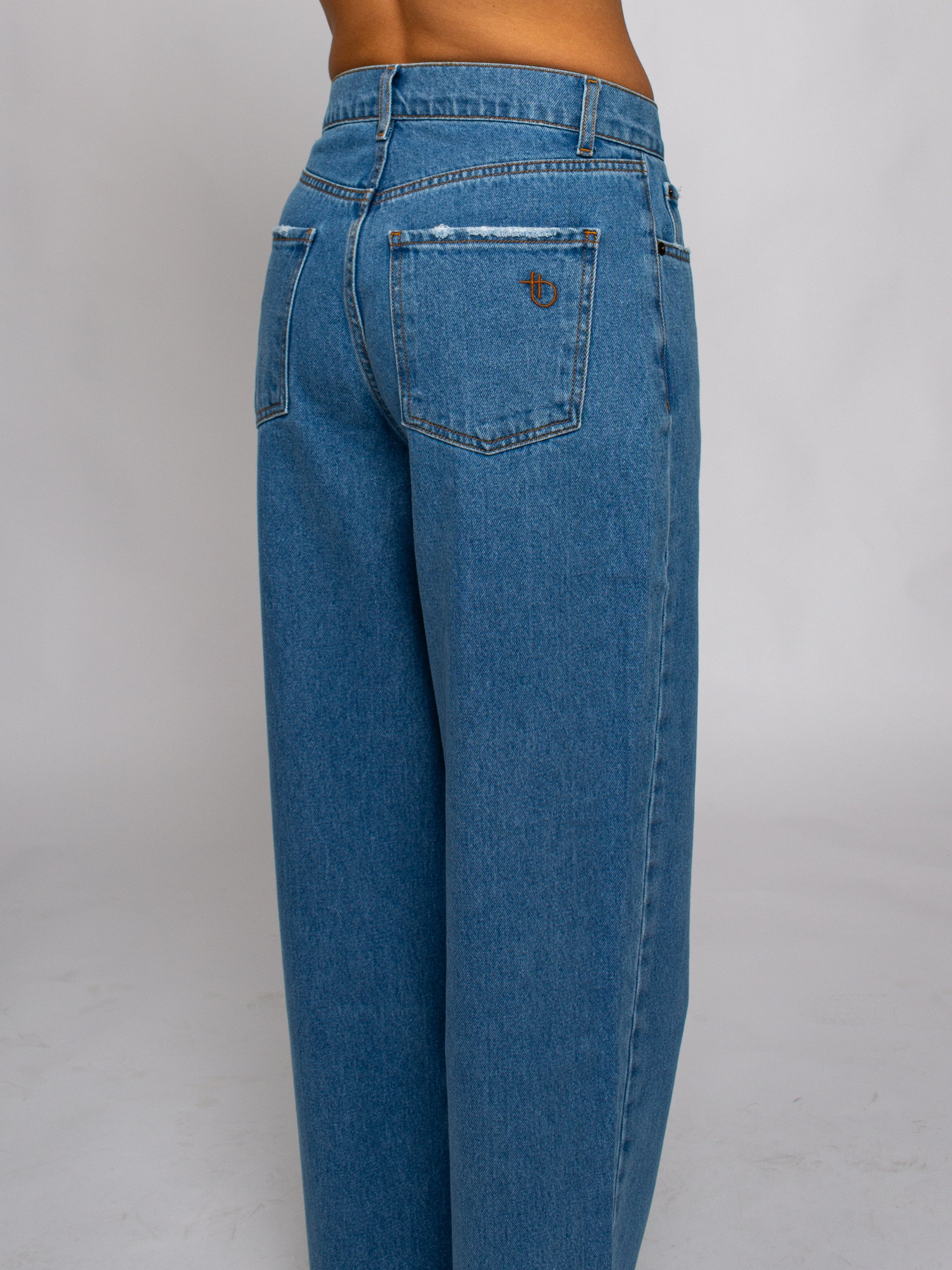 Jeans a vita alta To.Bì Demure