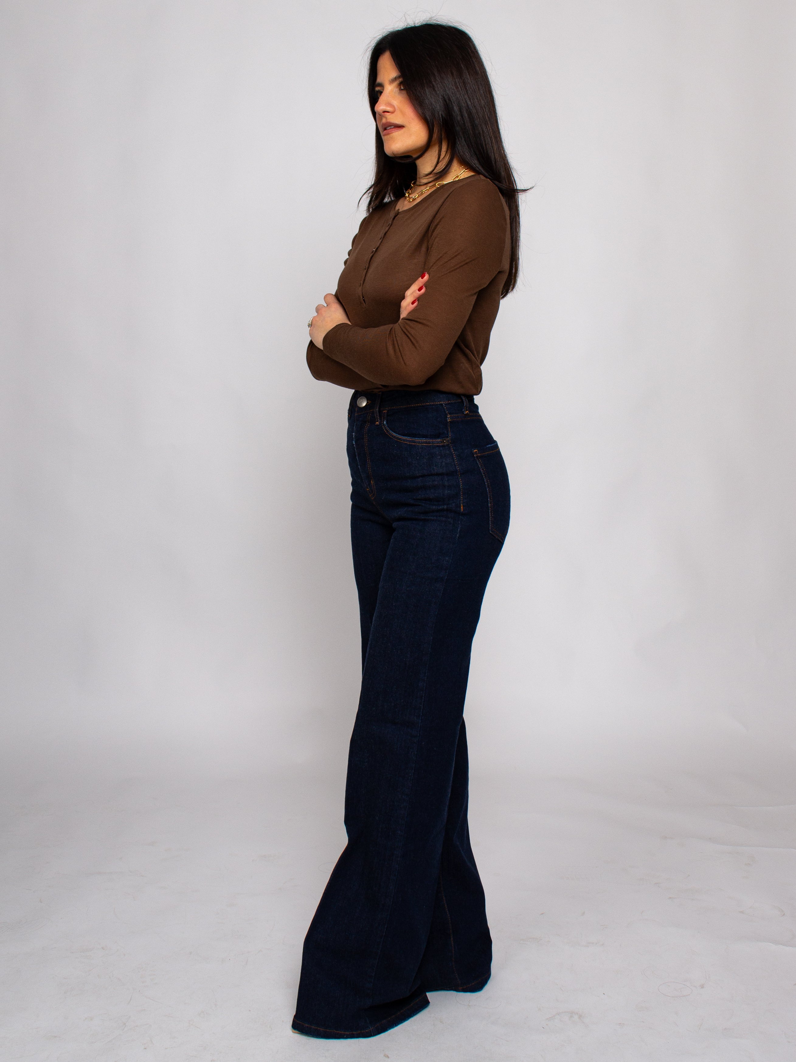 Jeans palazzo zampa To.Bì Demure