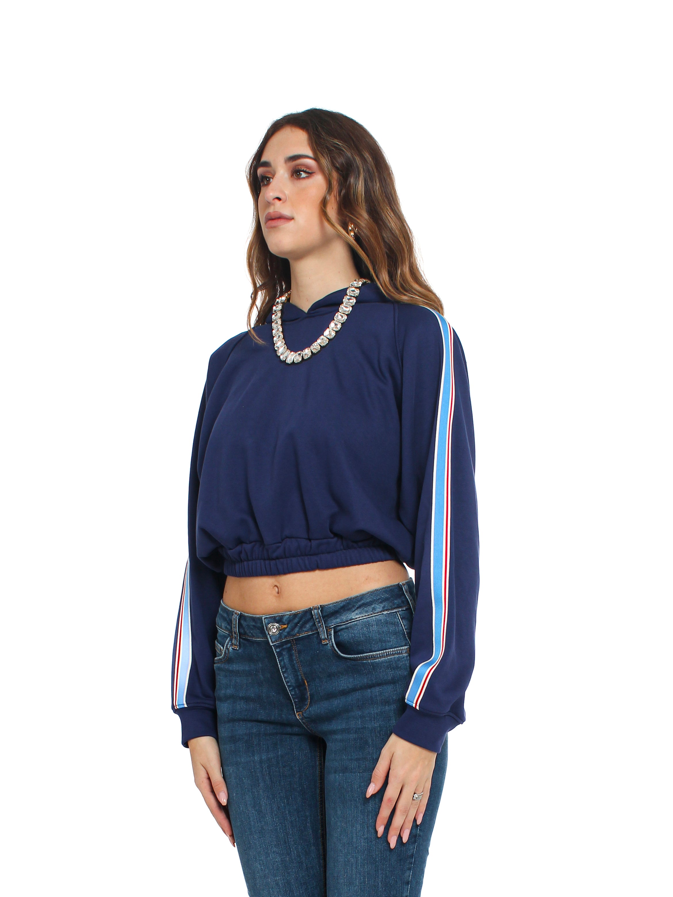 Felpa crop Vicolo