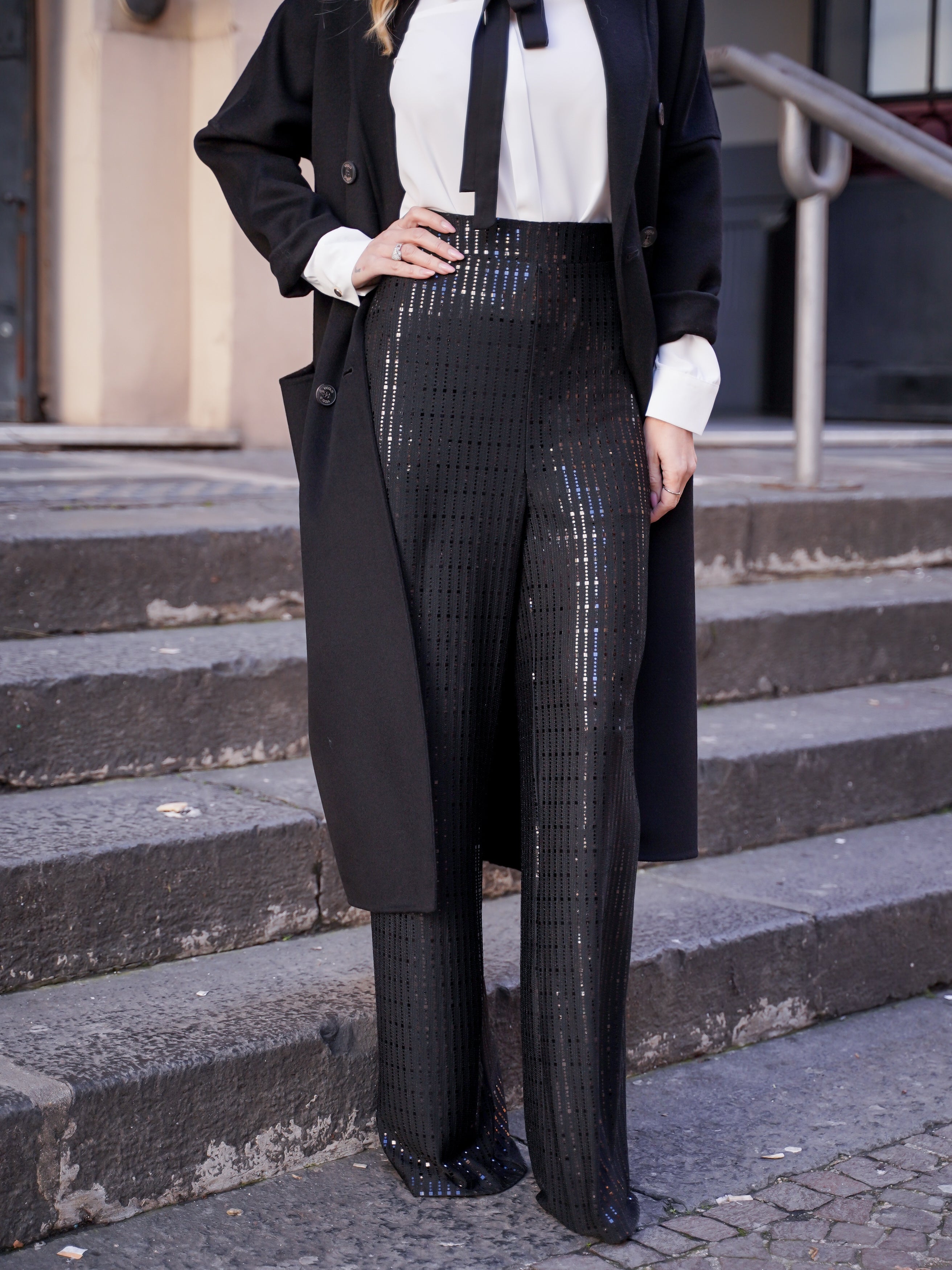 Pantalone paillettes Rinascimento