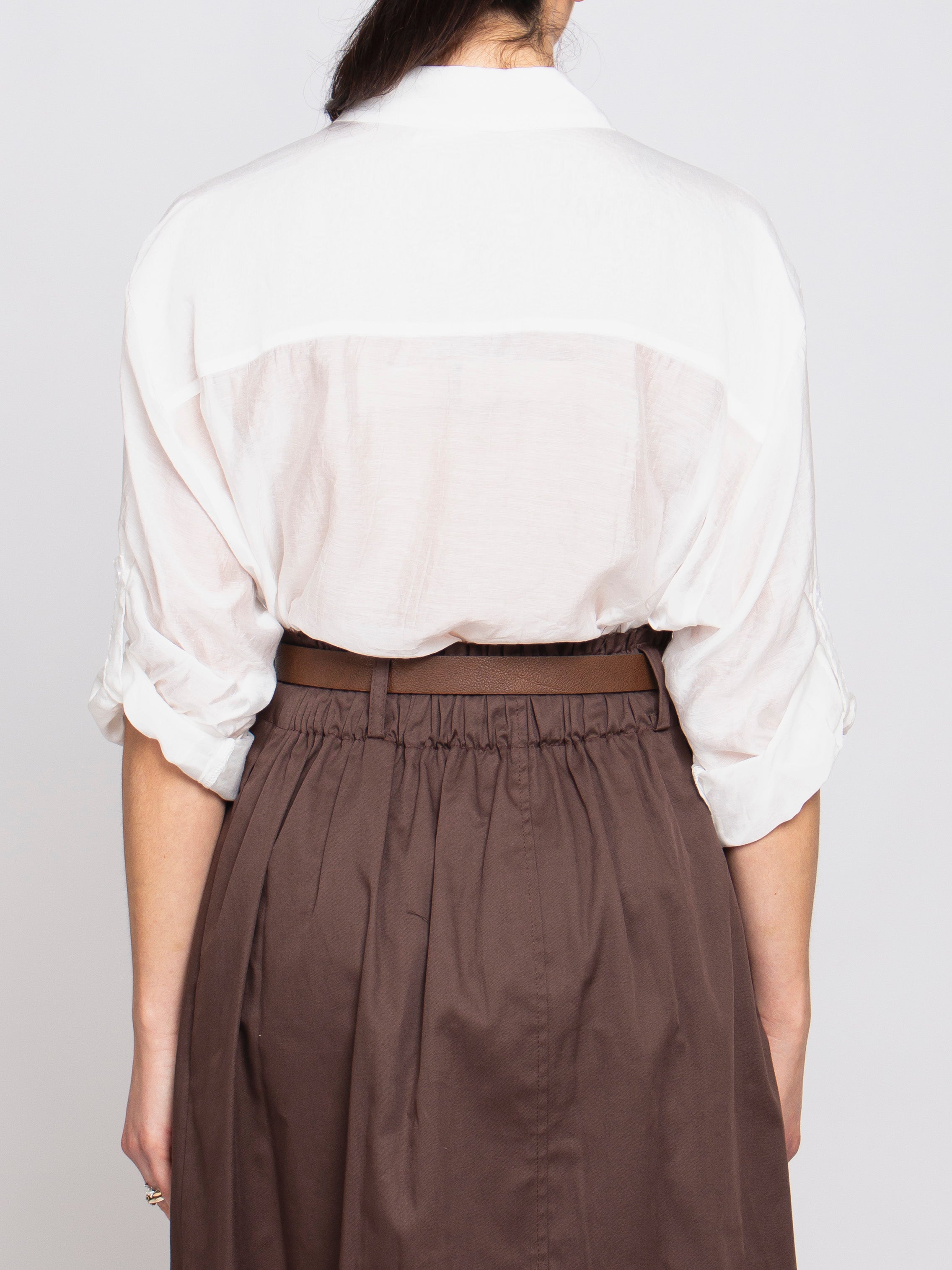 Camicia con pizzo macramè You decide