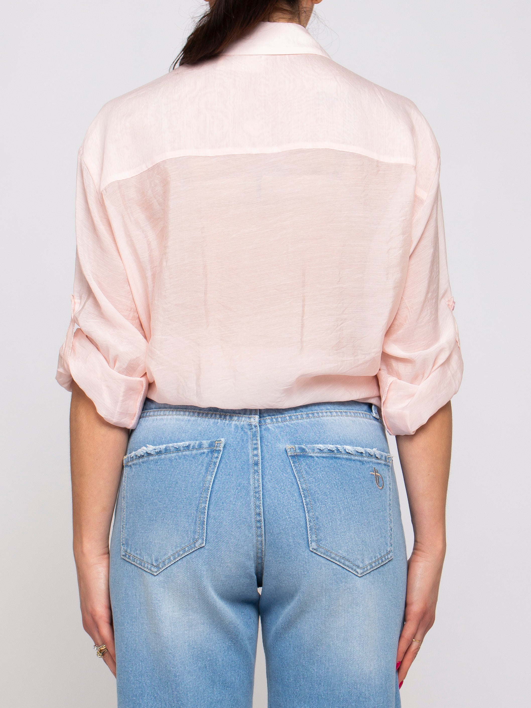 Camicia con pizzo macramè You decide