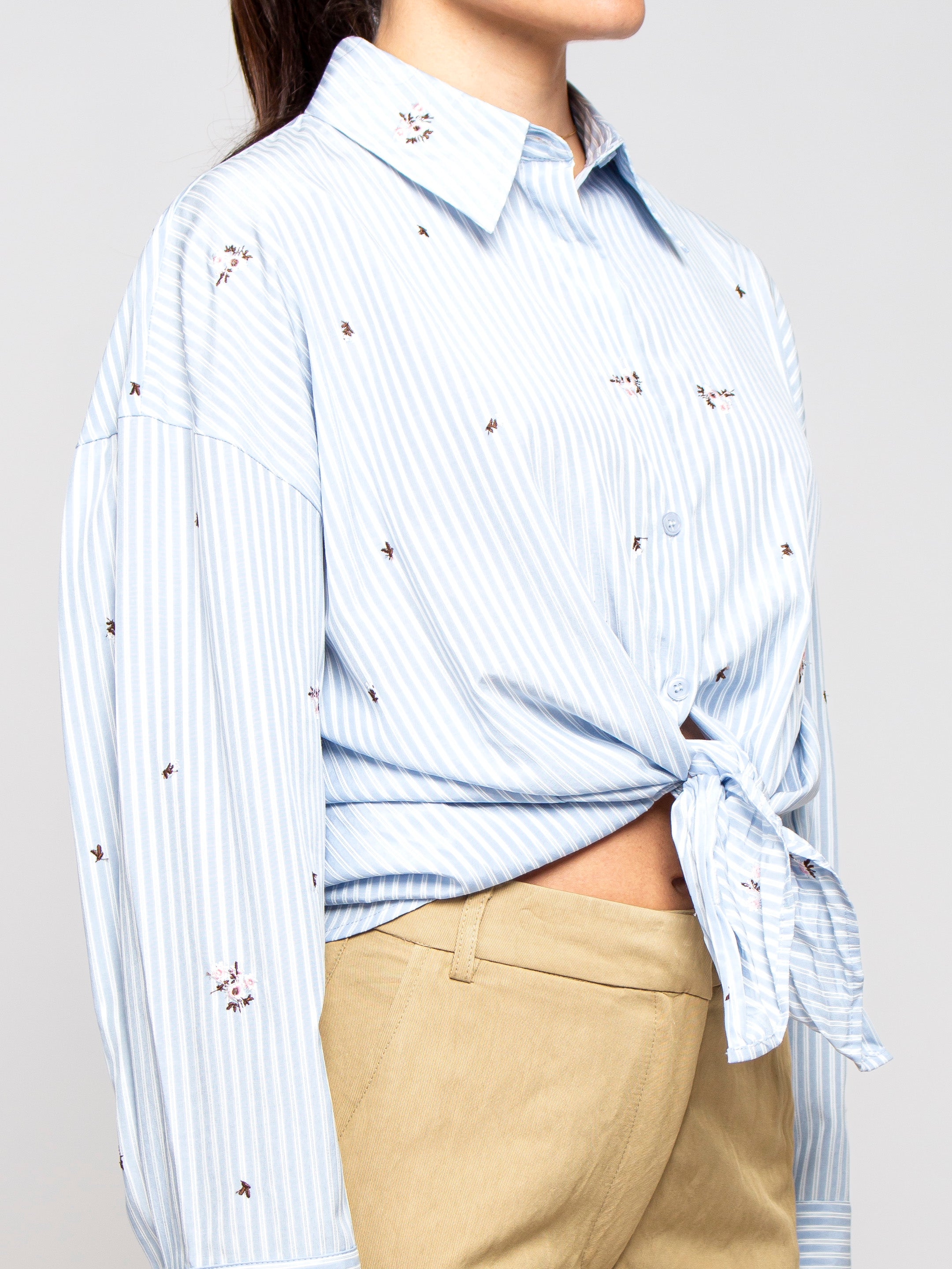 Camicia righe e fiori You Decide