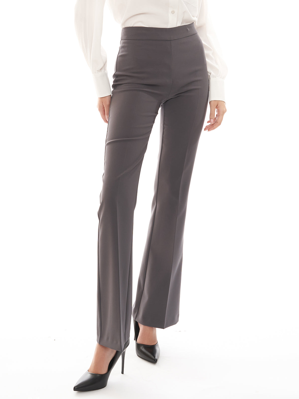 Pantalone a zampa in tessuto tecnico Rinascimento