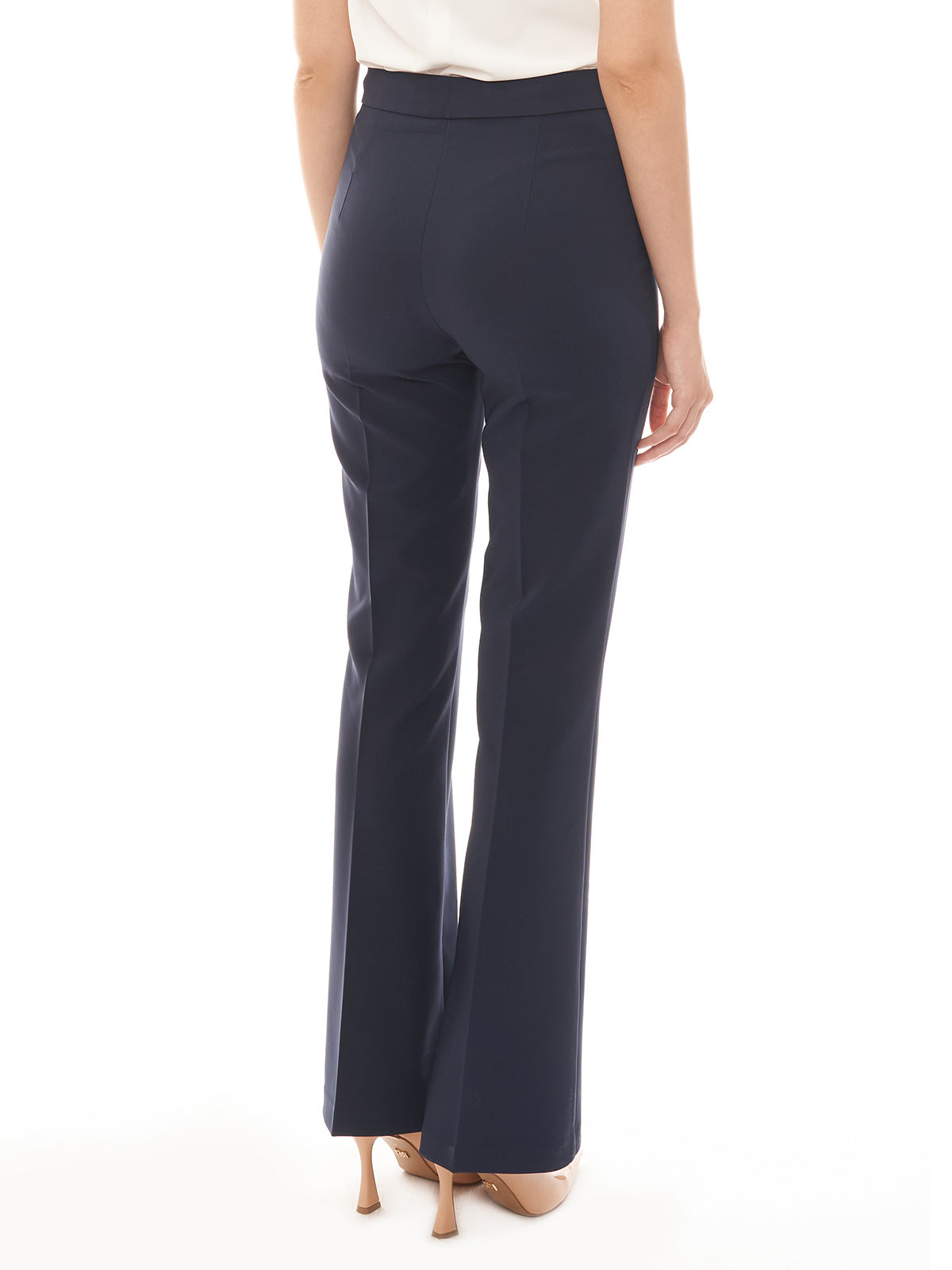 Pantalone a zampa in tessuto tecnico Rinascimento