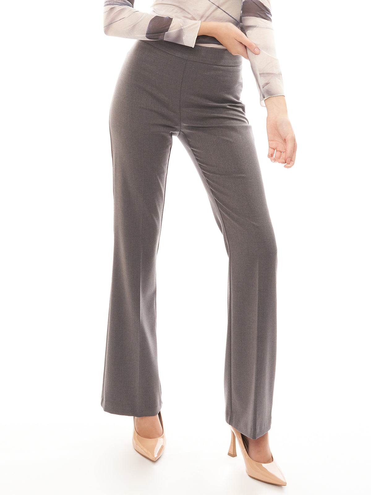 Pantalone a zampa tessuto tecnico Rinascimento