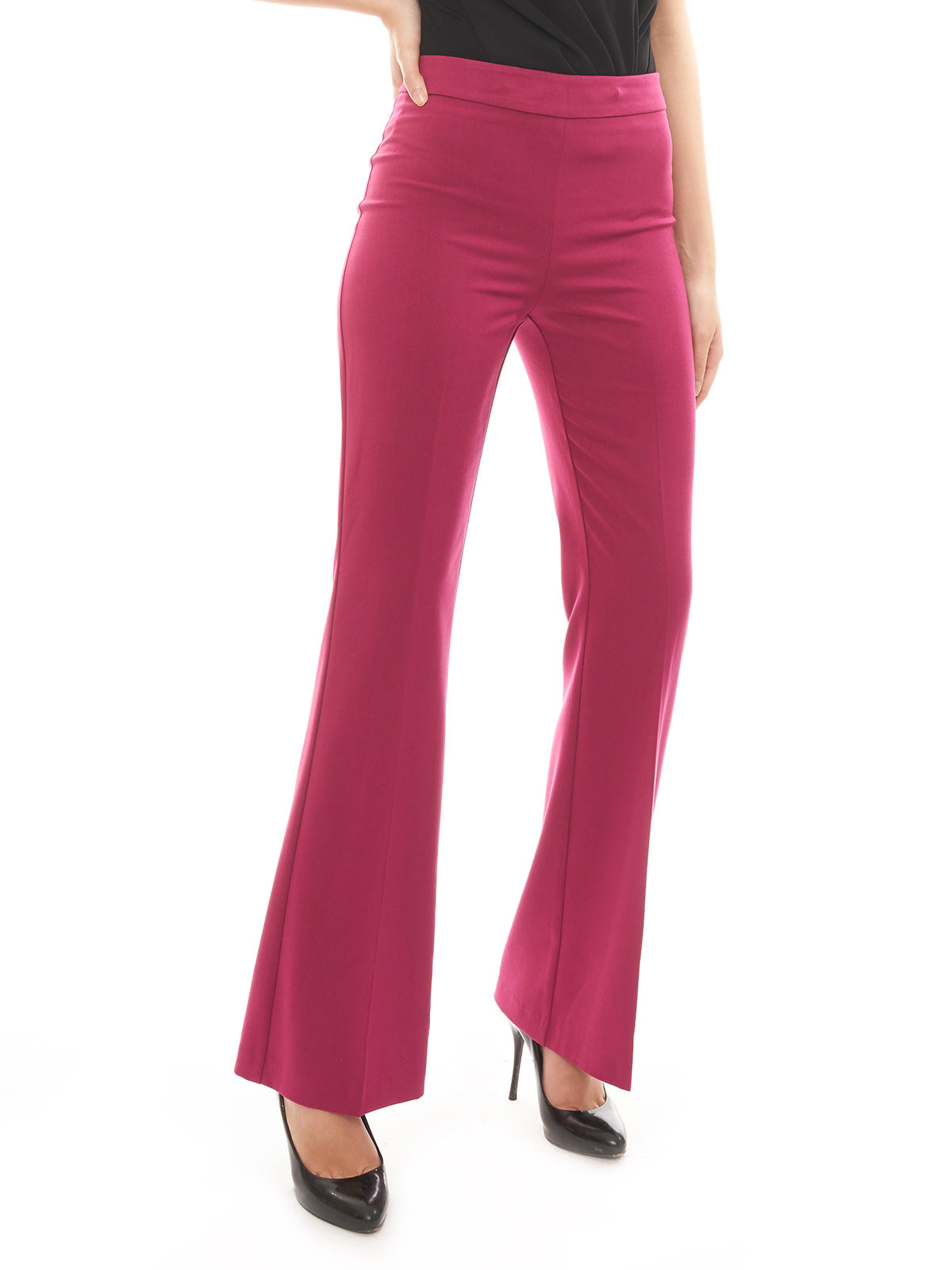 Pantalone a zampa tessuto tecnico Rinascimento