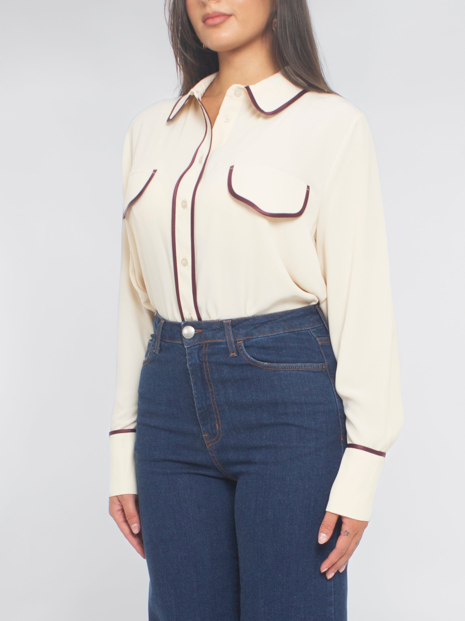 Camicia con Piping Rinascimento