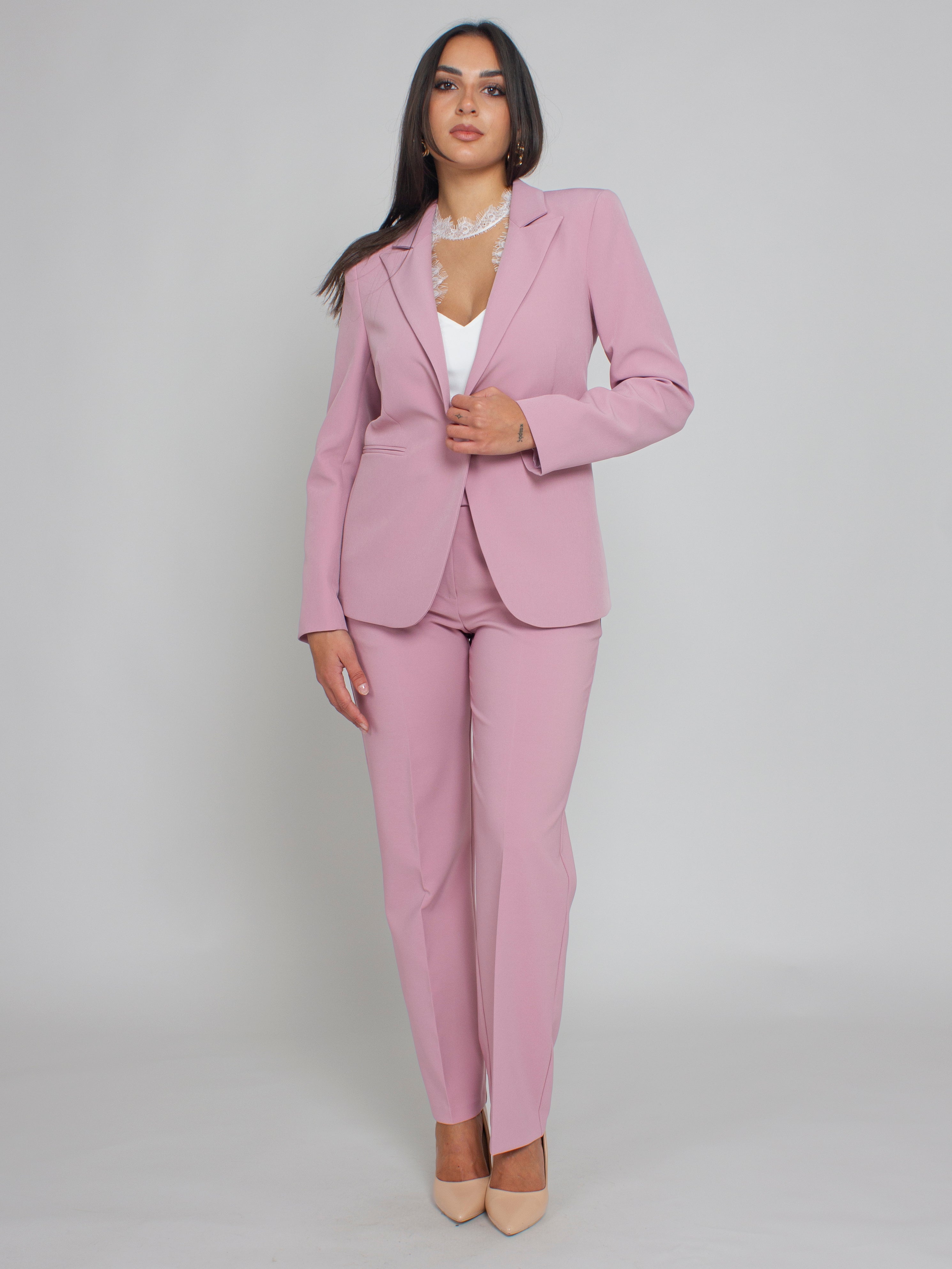 Giacca Monopetto in Tessuto Tecnico Rinascimento