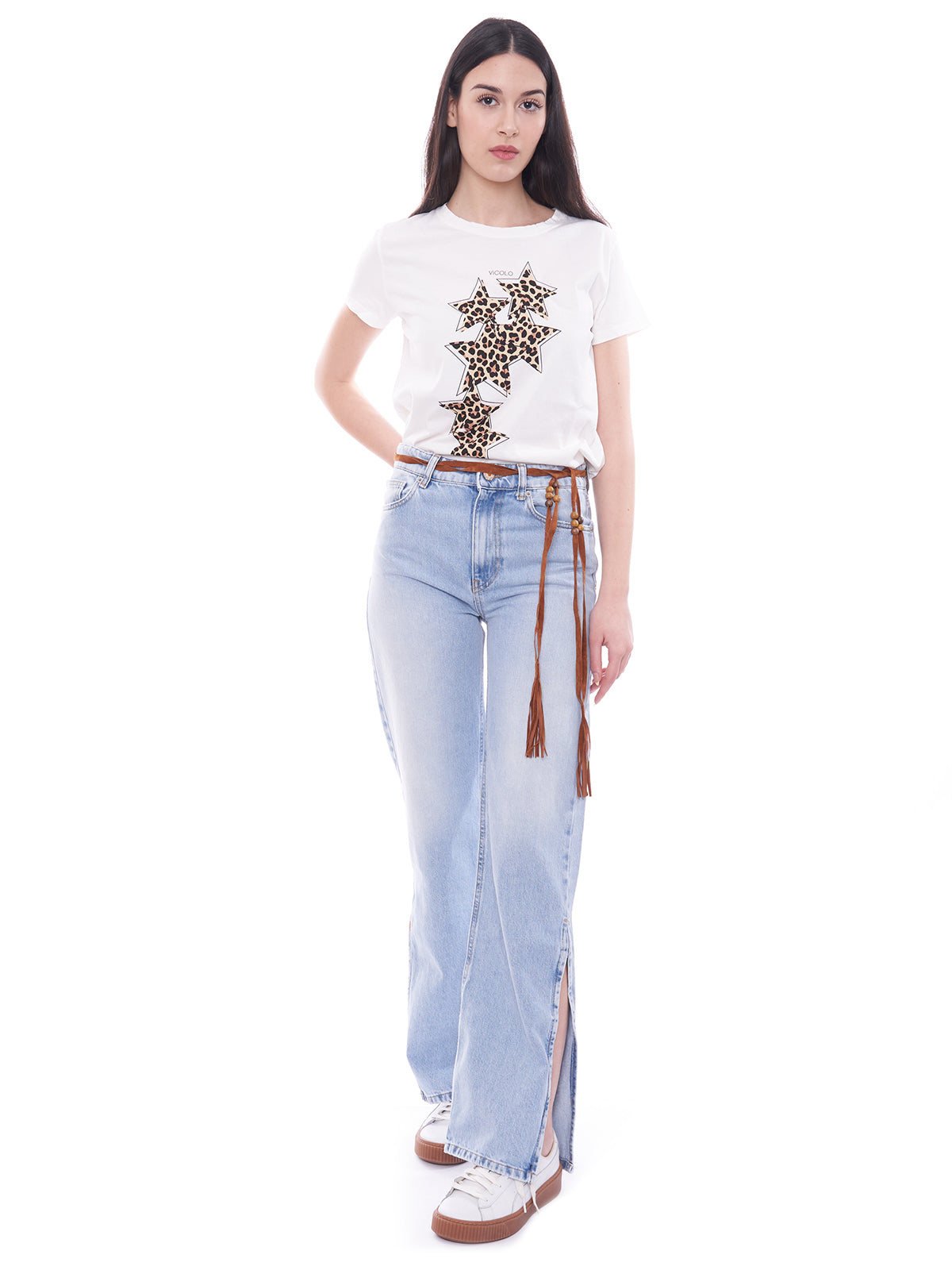 Jeans icon piper con bottoni Vicolo