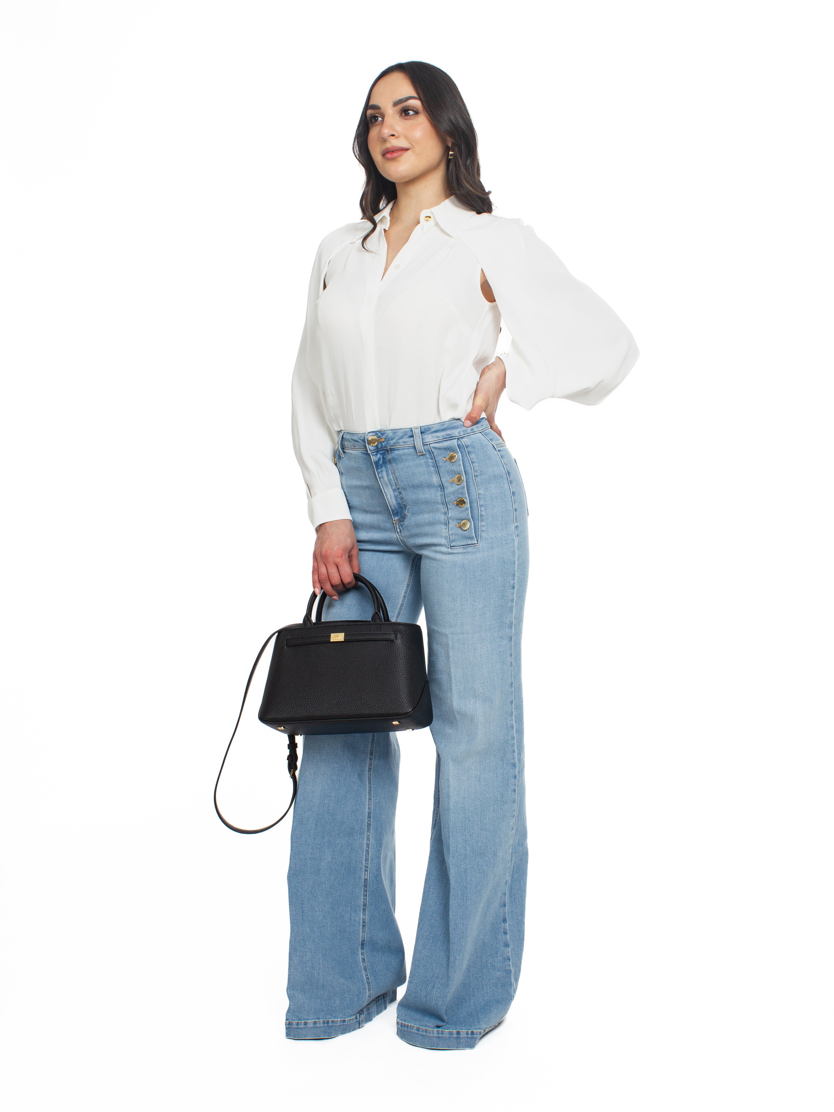 Jeans giudith con Bottoni Vicolo