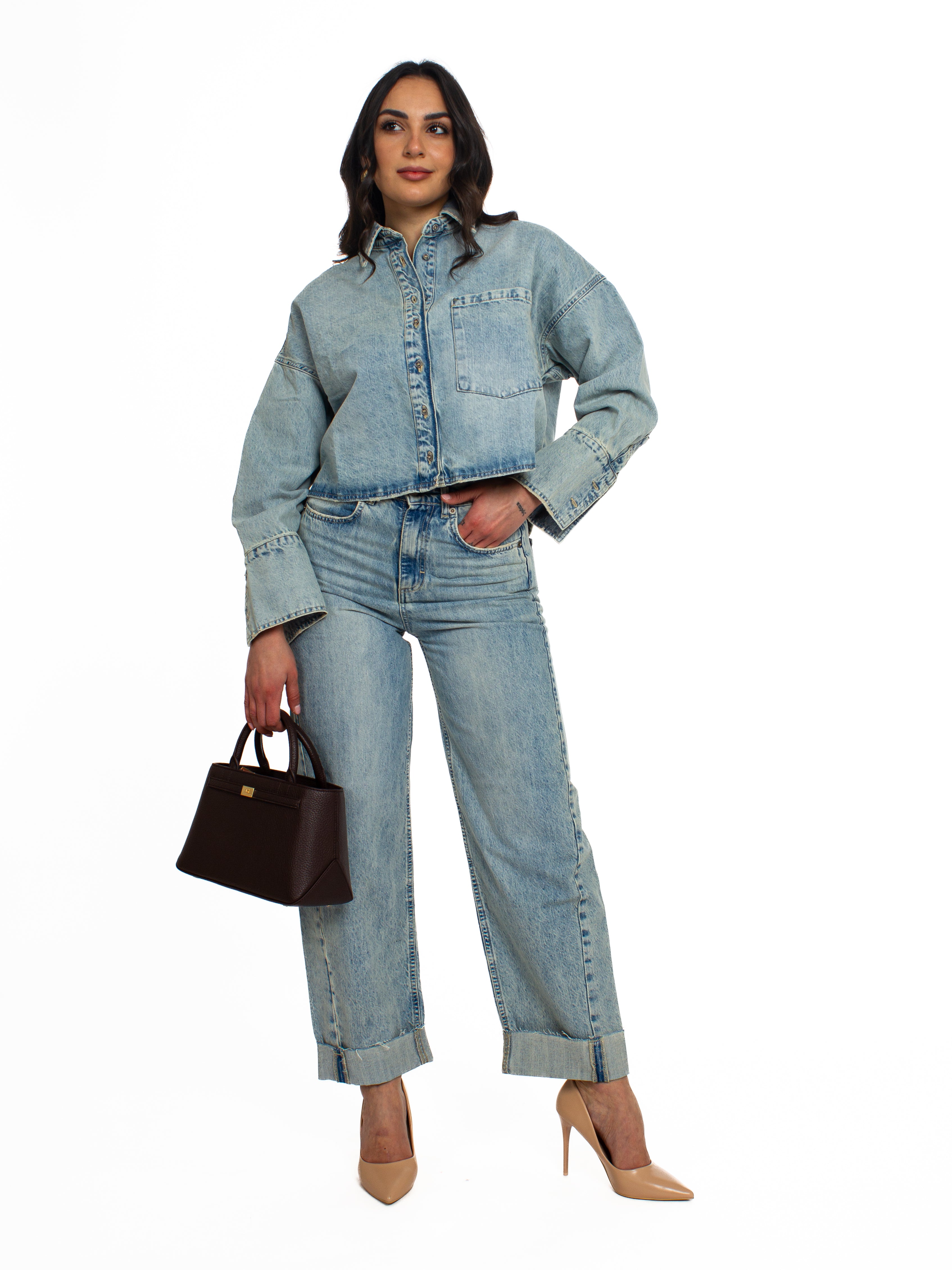 Jeans con risvolto Vicolo