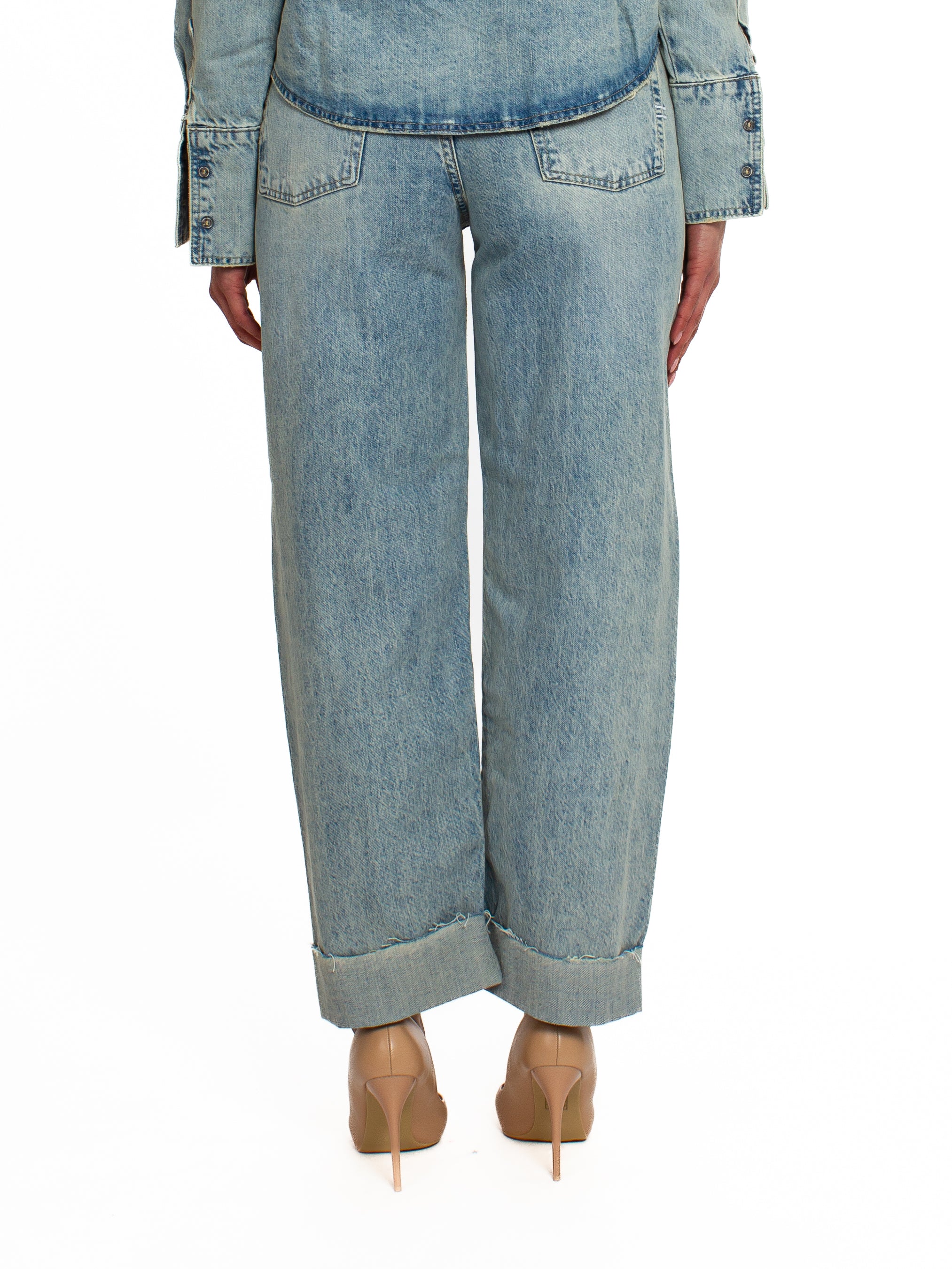 Jeans con risvolto Vicolo