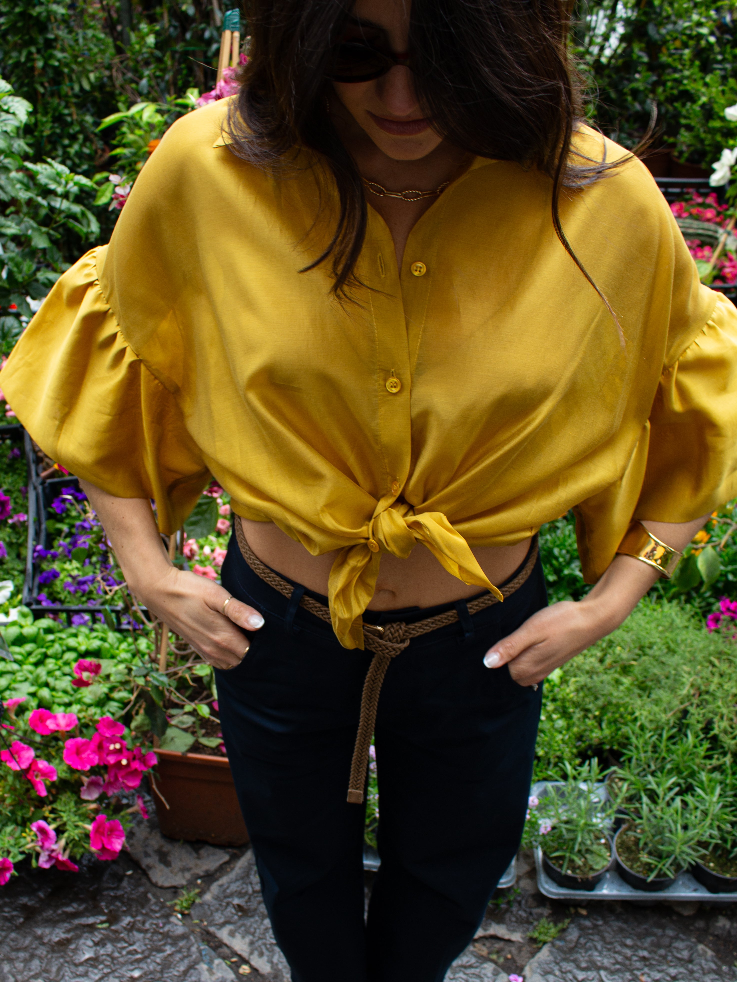 Camicia manica a sbuffo Vicolo