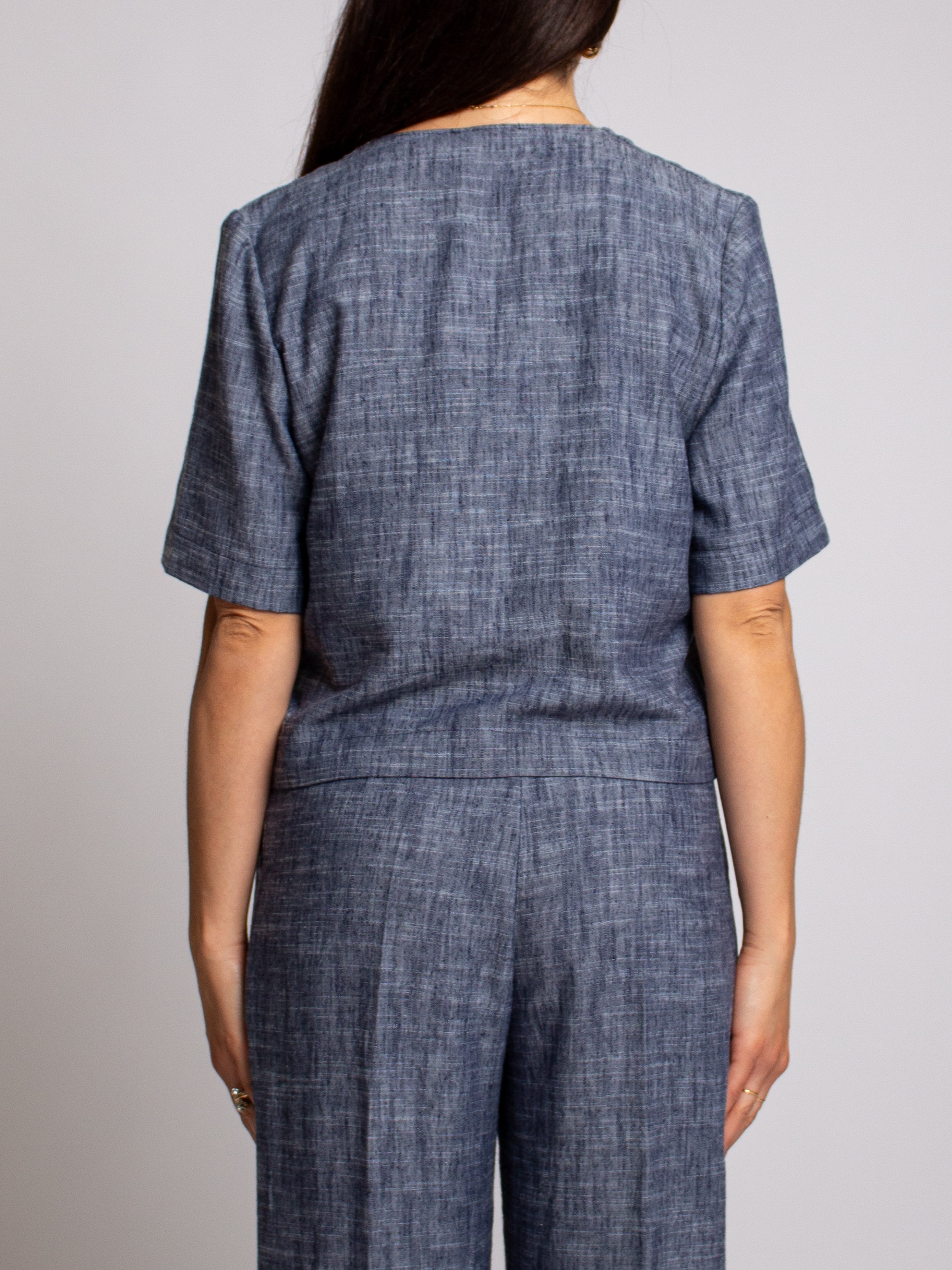 Giacca crop mezza manica Two Way