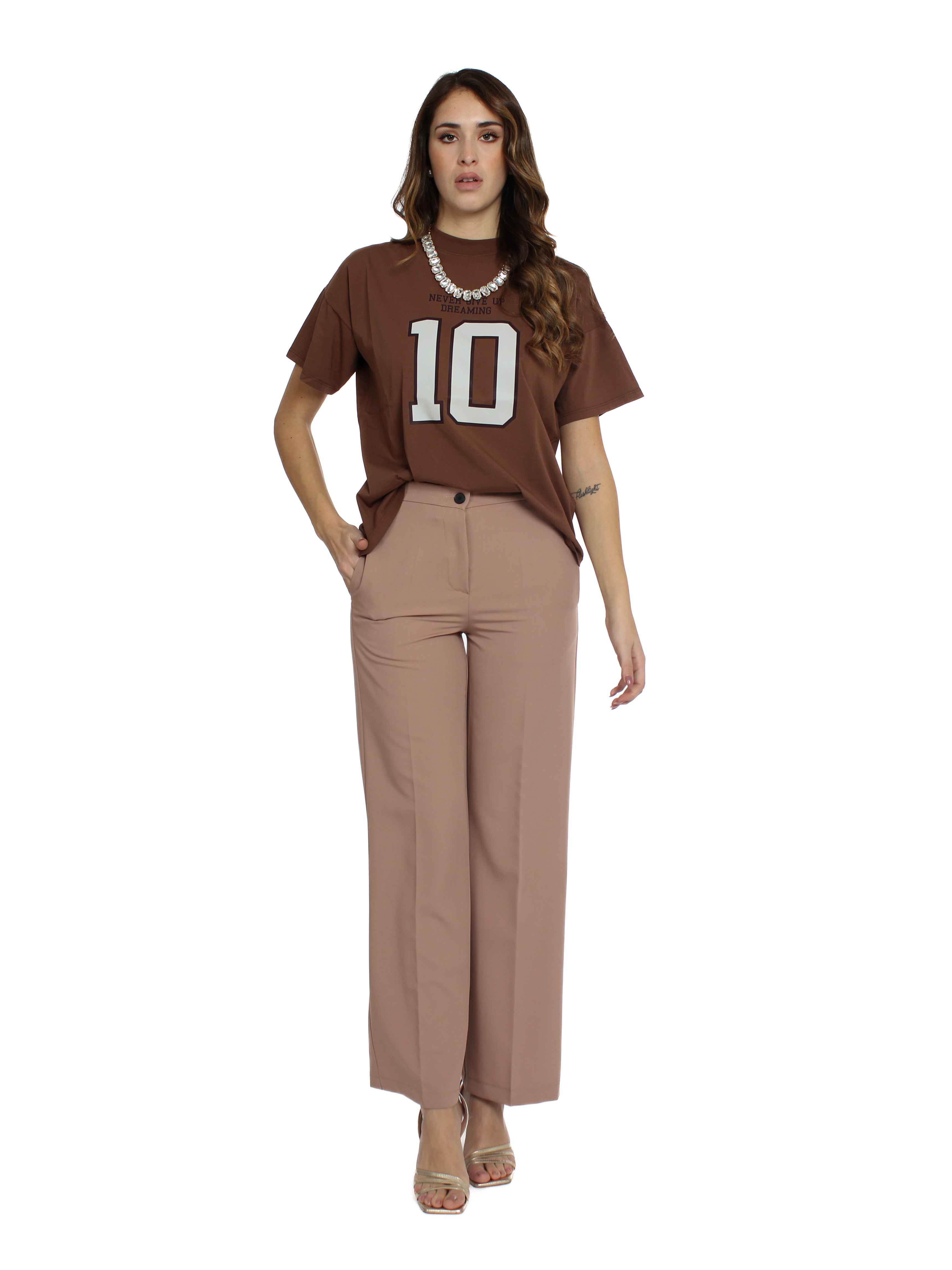 T-Shirt stampa "10" Vicolo
