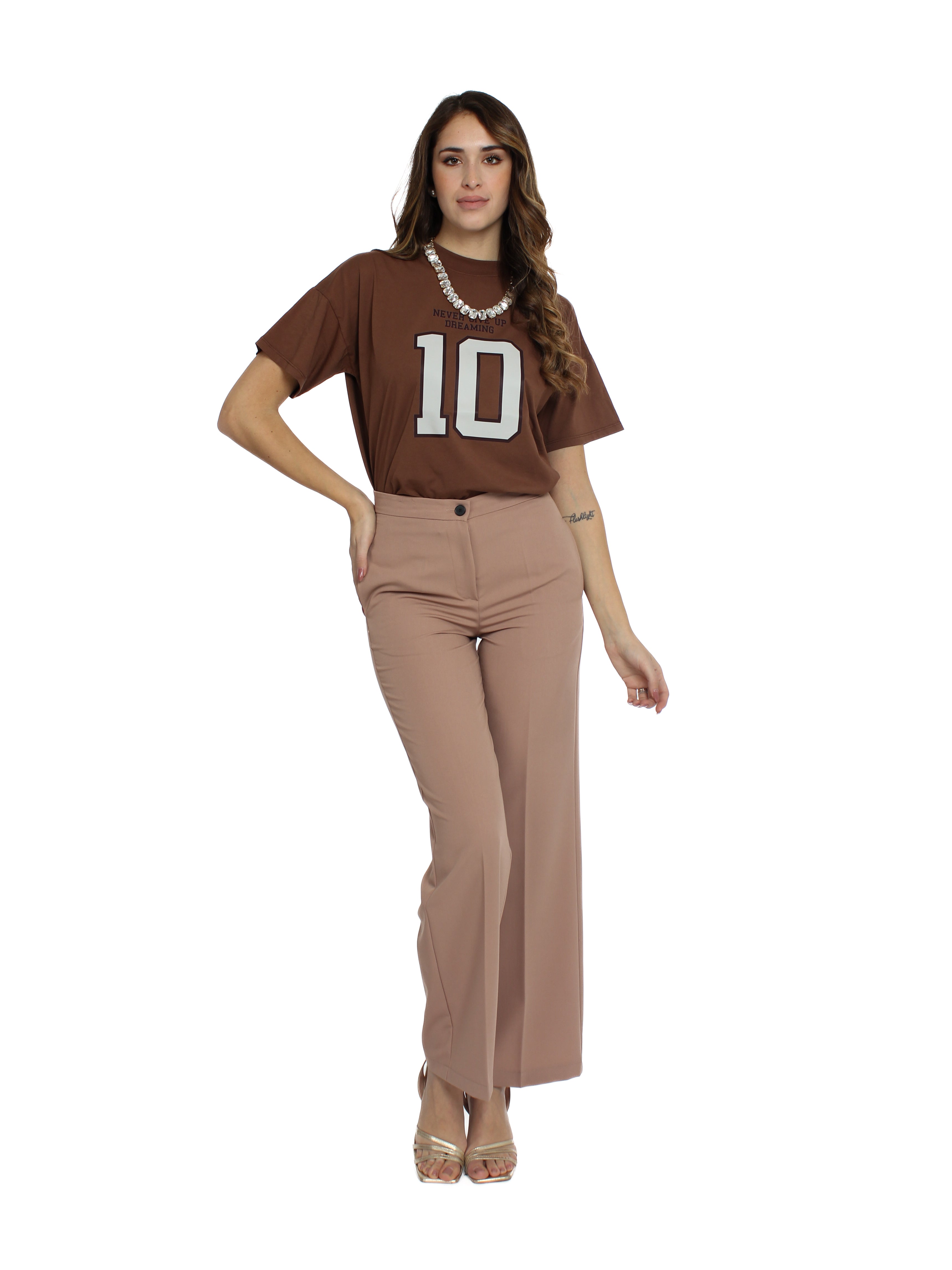 T-Shirt stampa "10" Vicolo