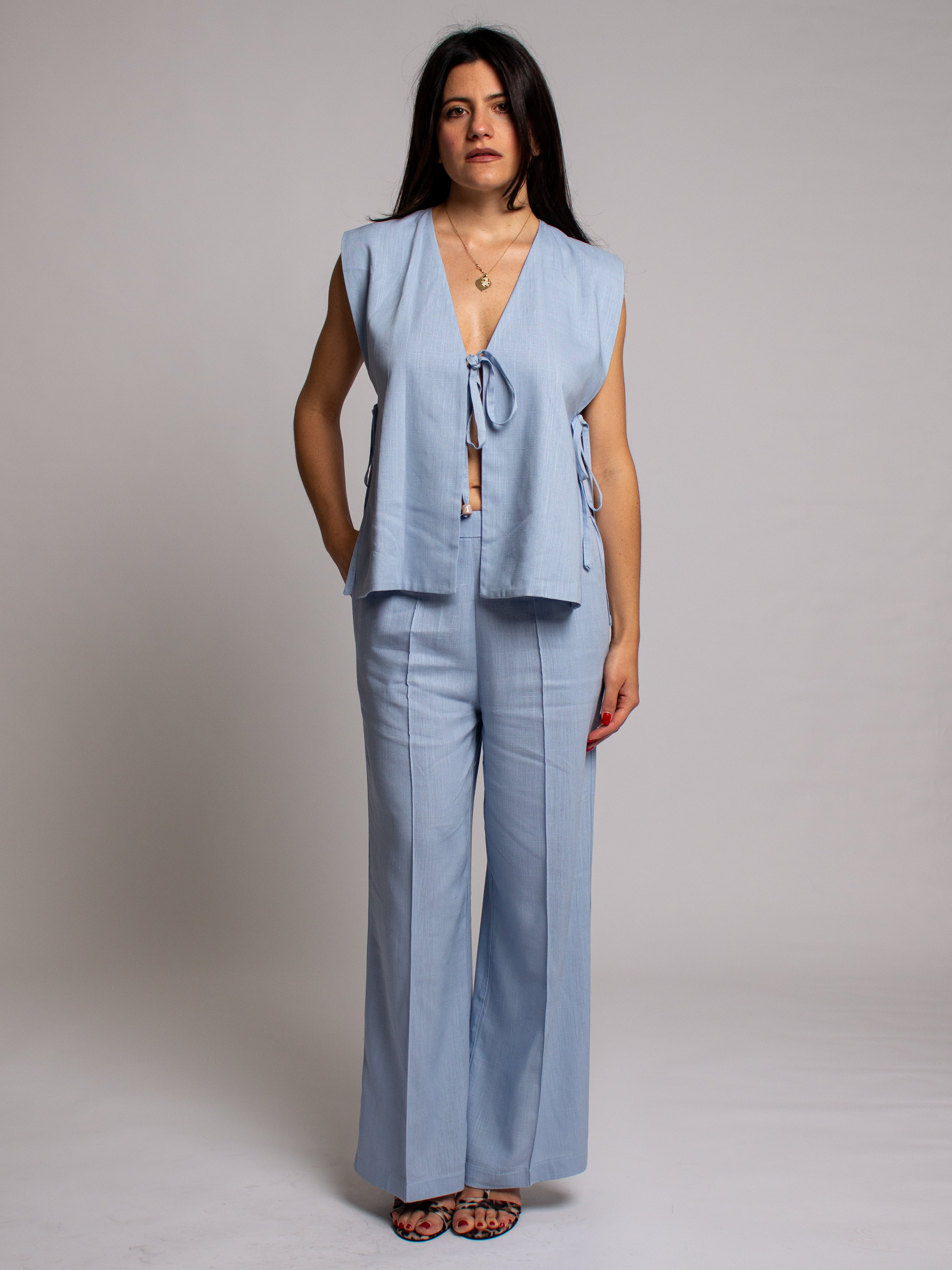 Gilet con lacci Two Way