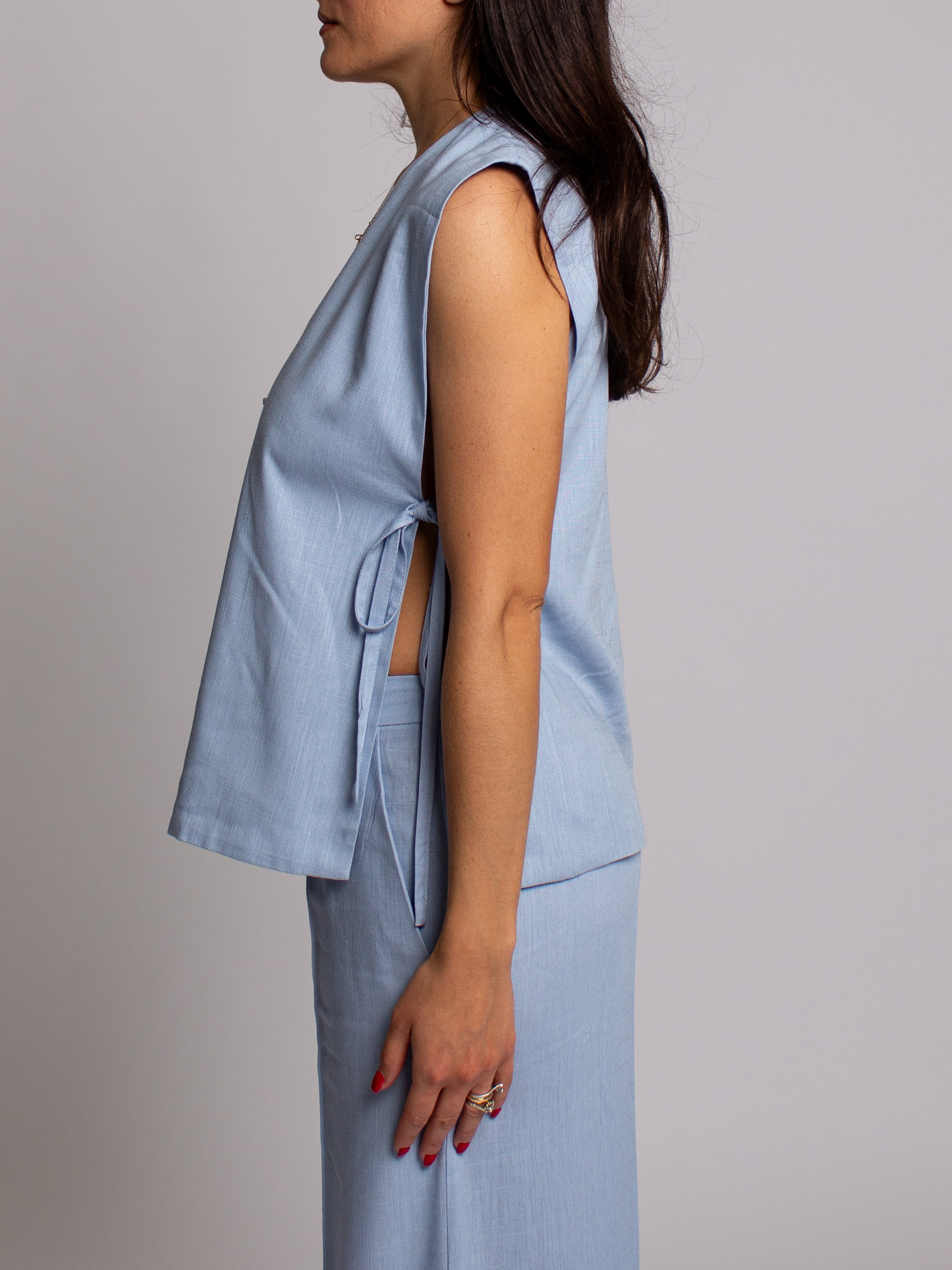 Gilet con lacci Two Way