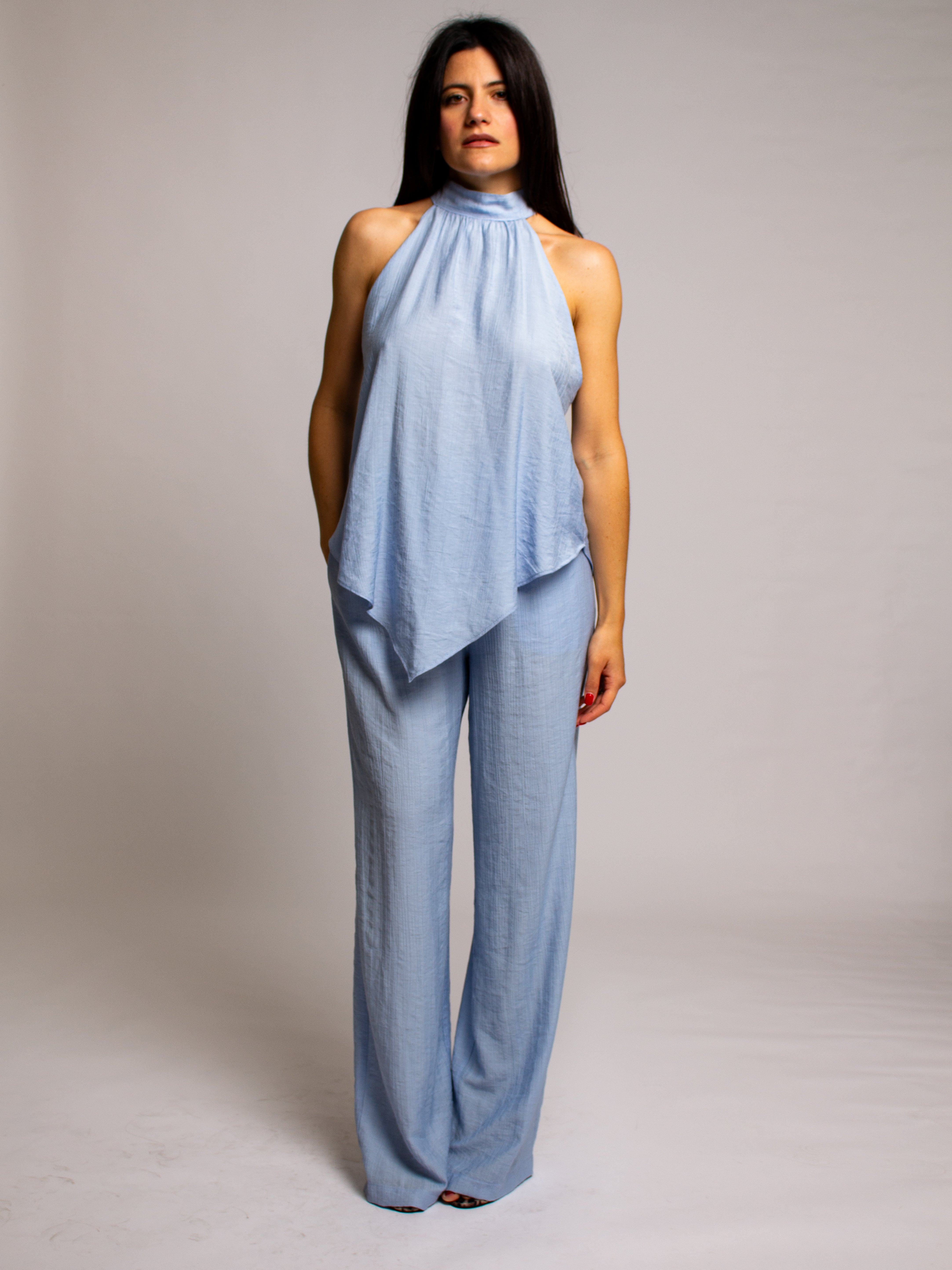 Pantalone palazzo con elastico Two Way
