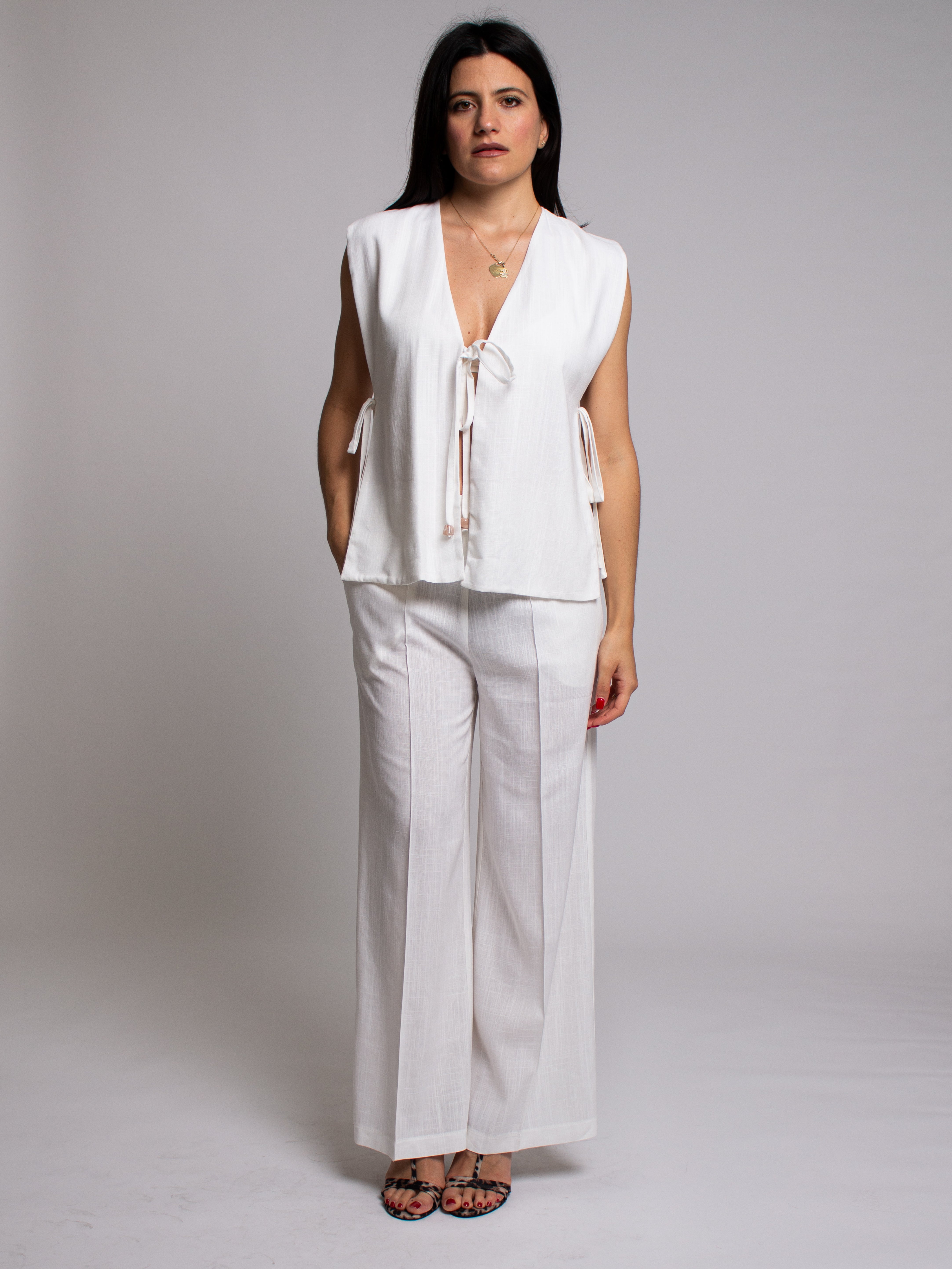 Gilet con lacci Two Way