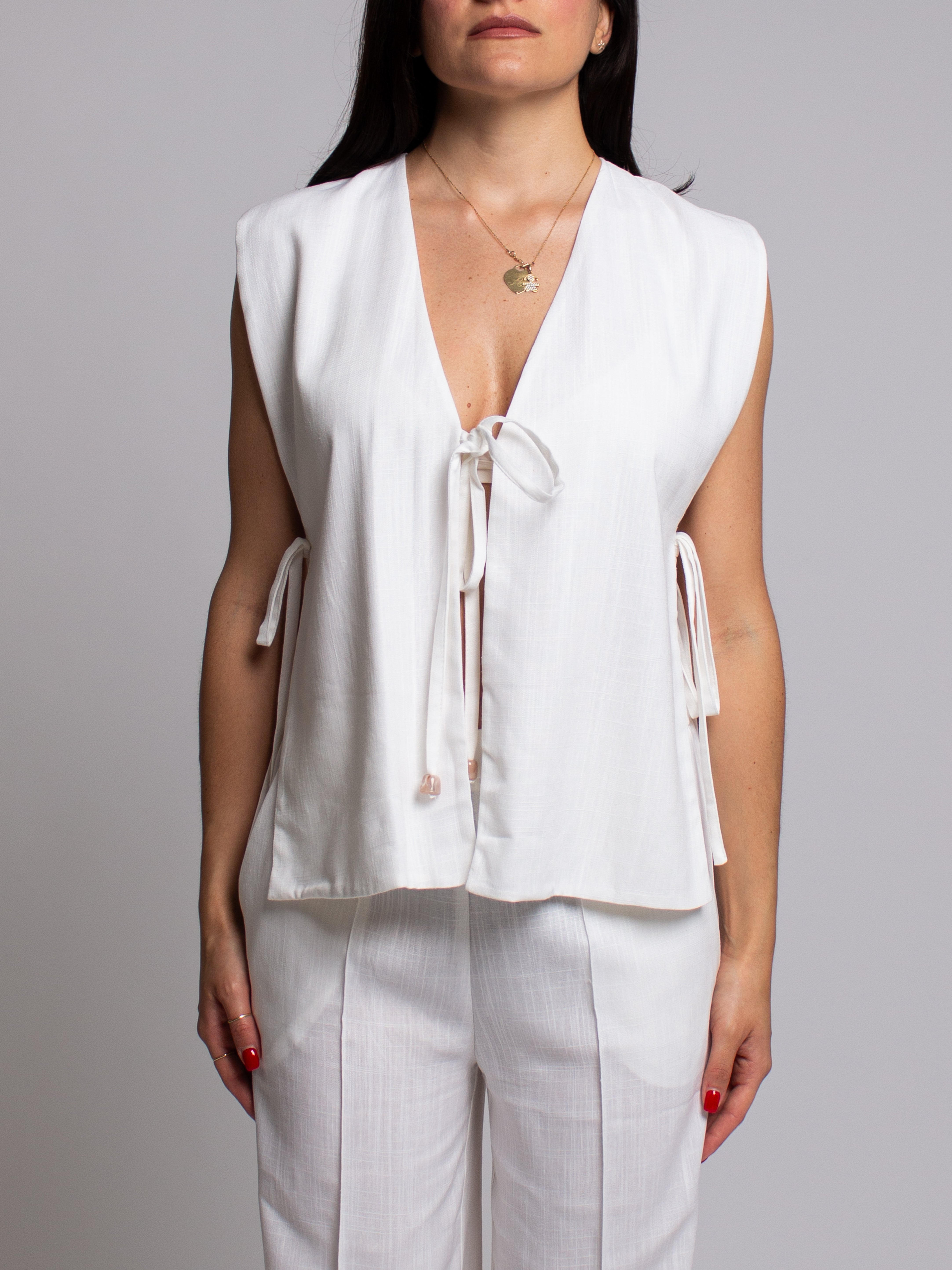 Gilet con lacci Two Way
