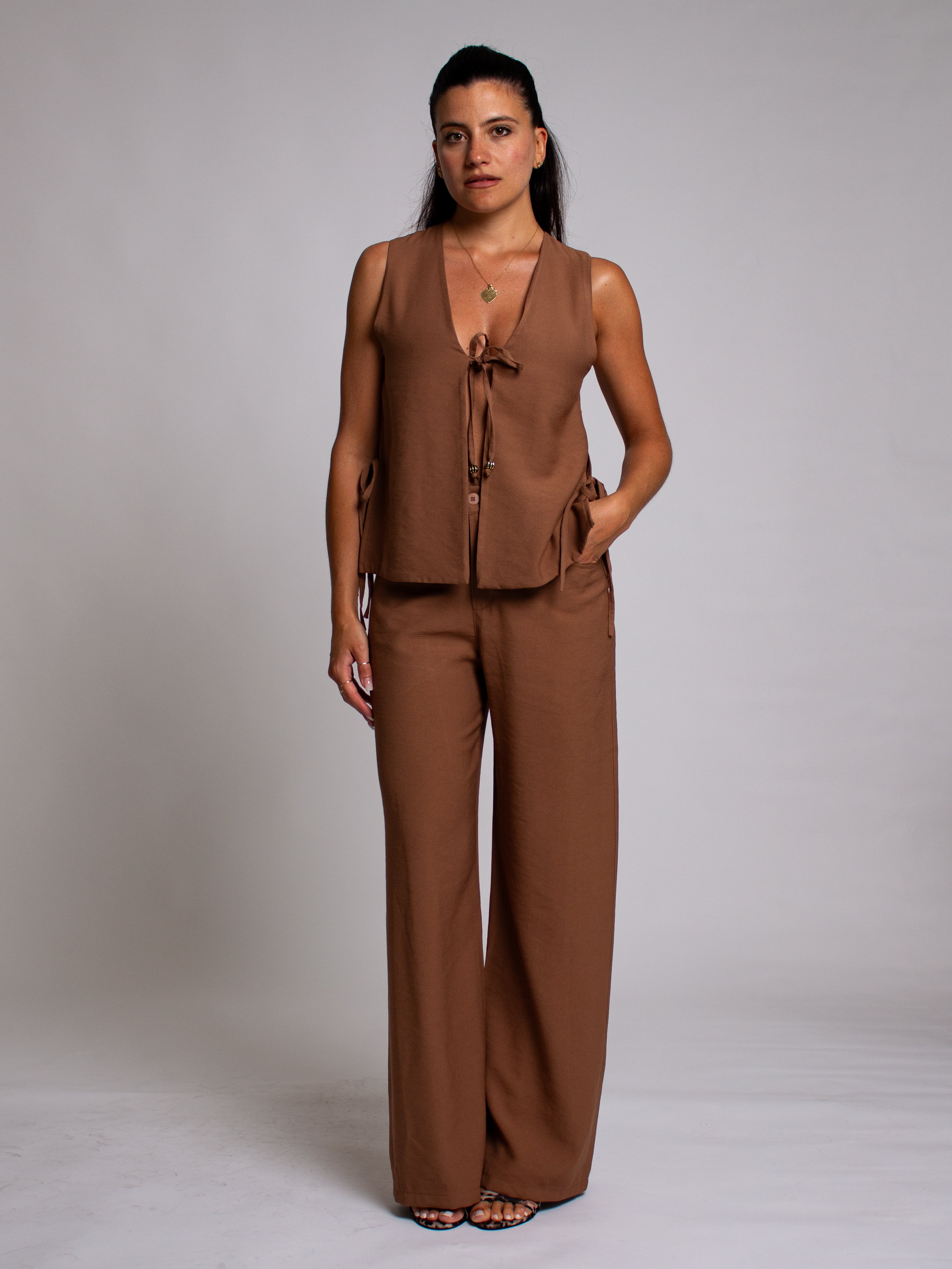 Gilet con lacci Two Way