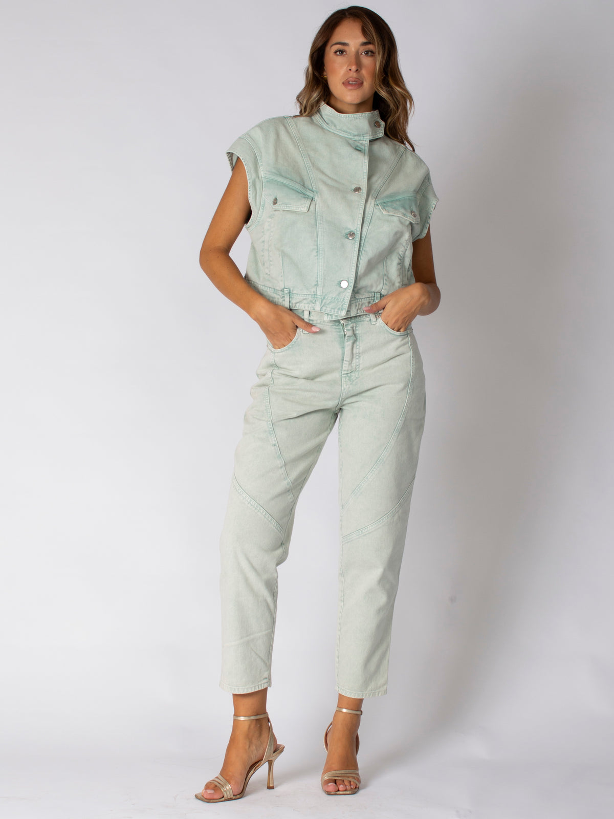 Gilet in denim Vicolo