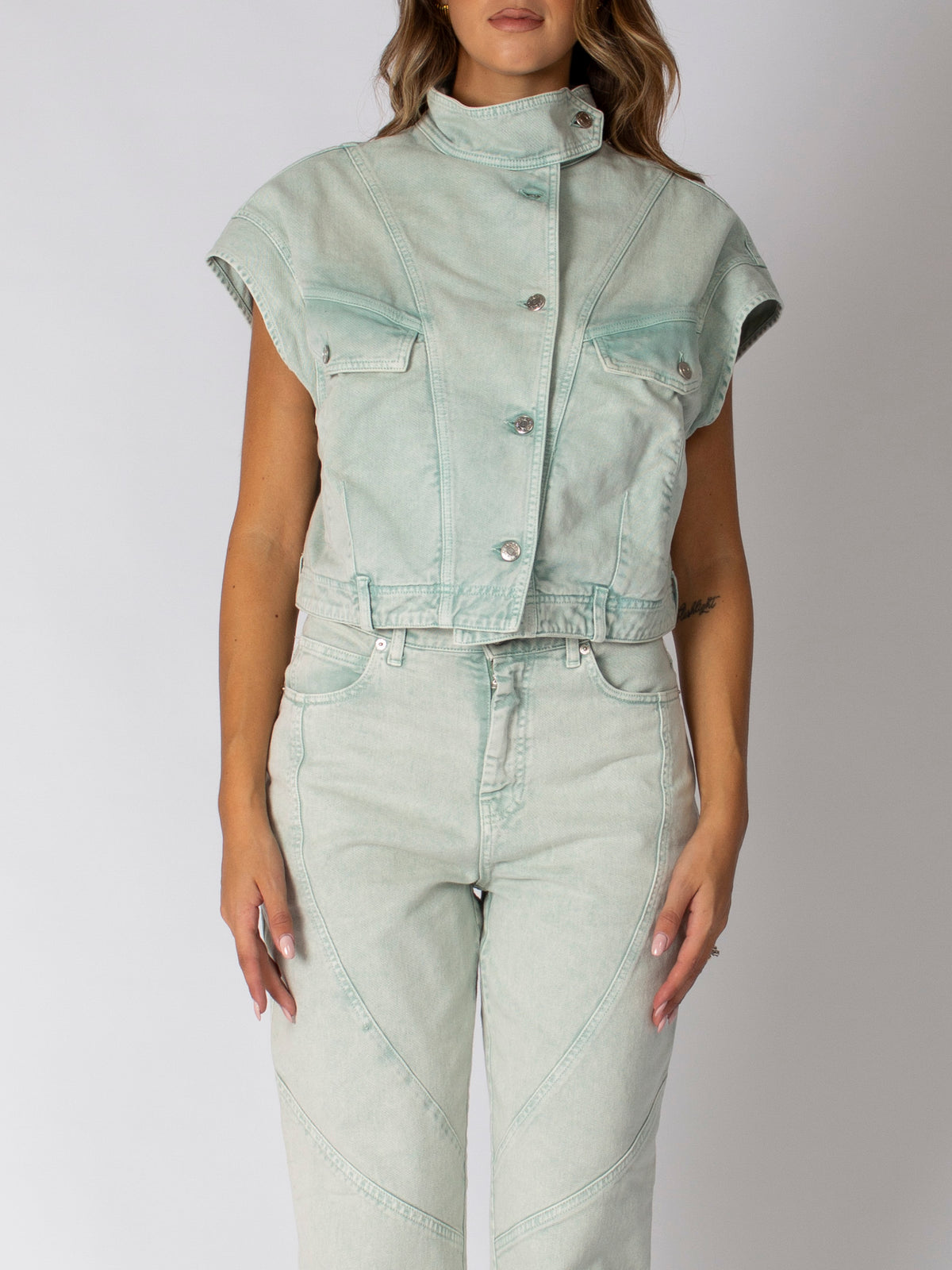 Gilet in denim Vicolo