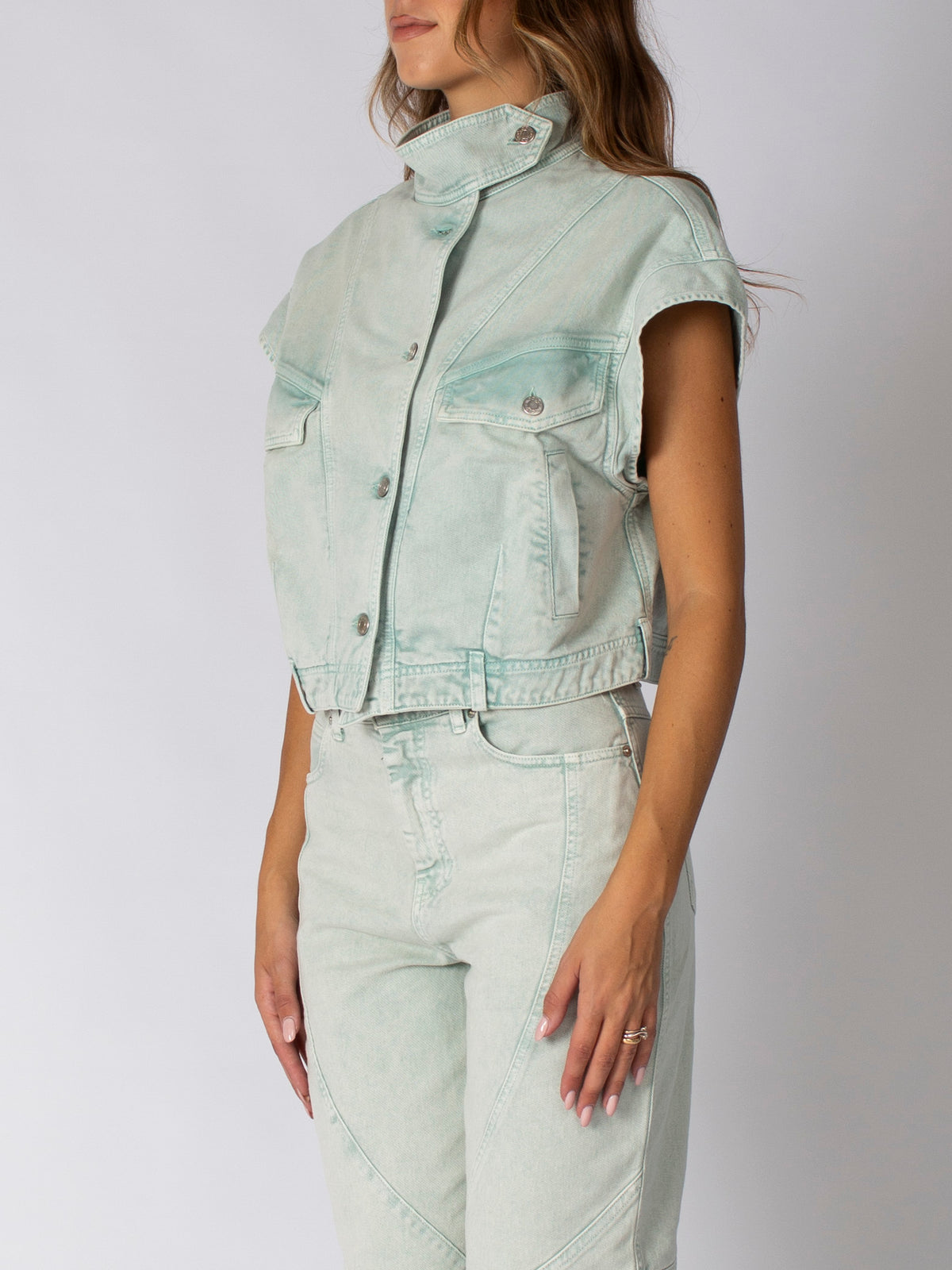 Gilet in denim Vicolo