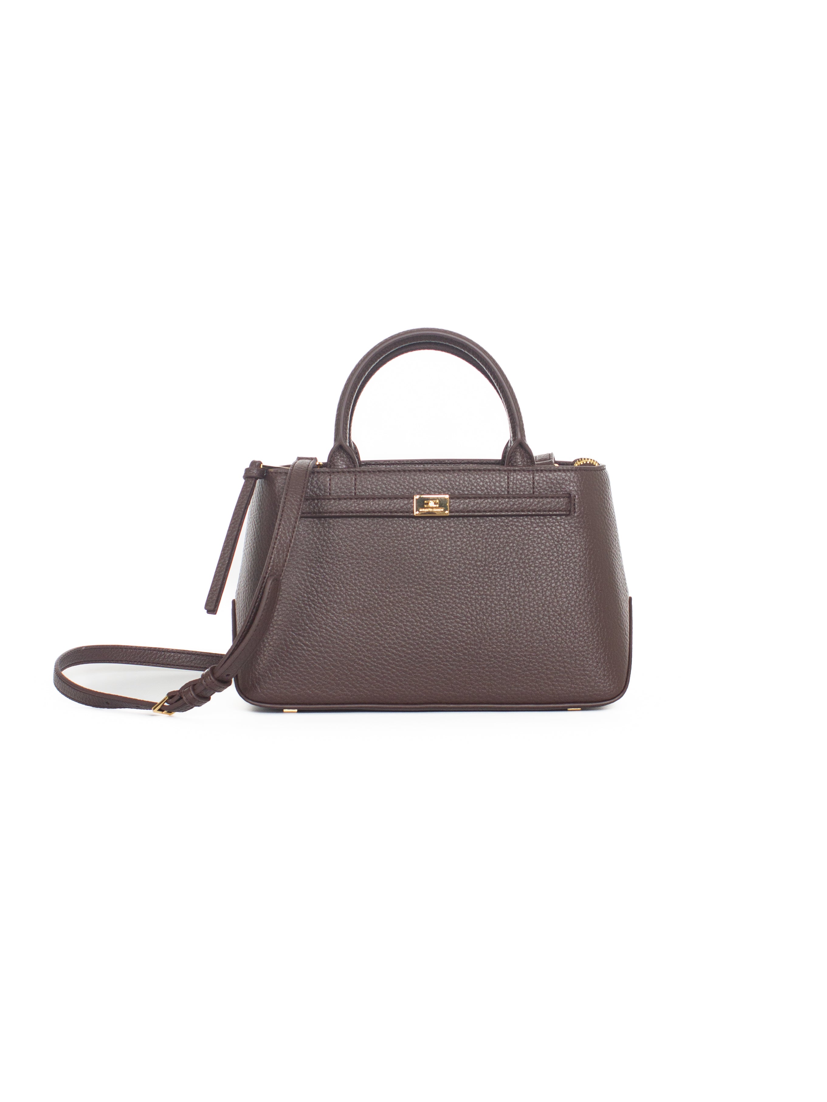 Borsa piccola con placca logo Elisabetta Franchi