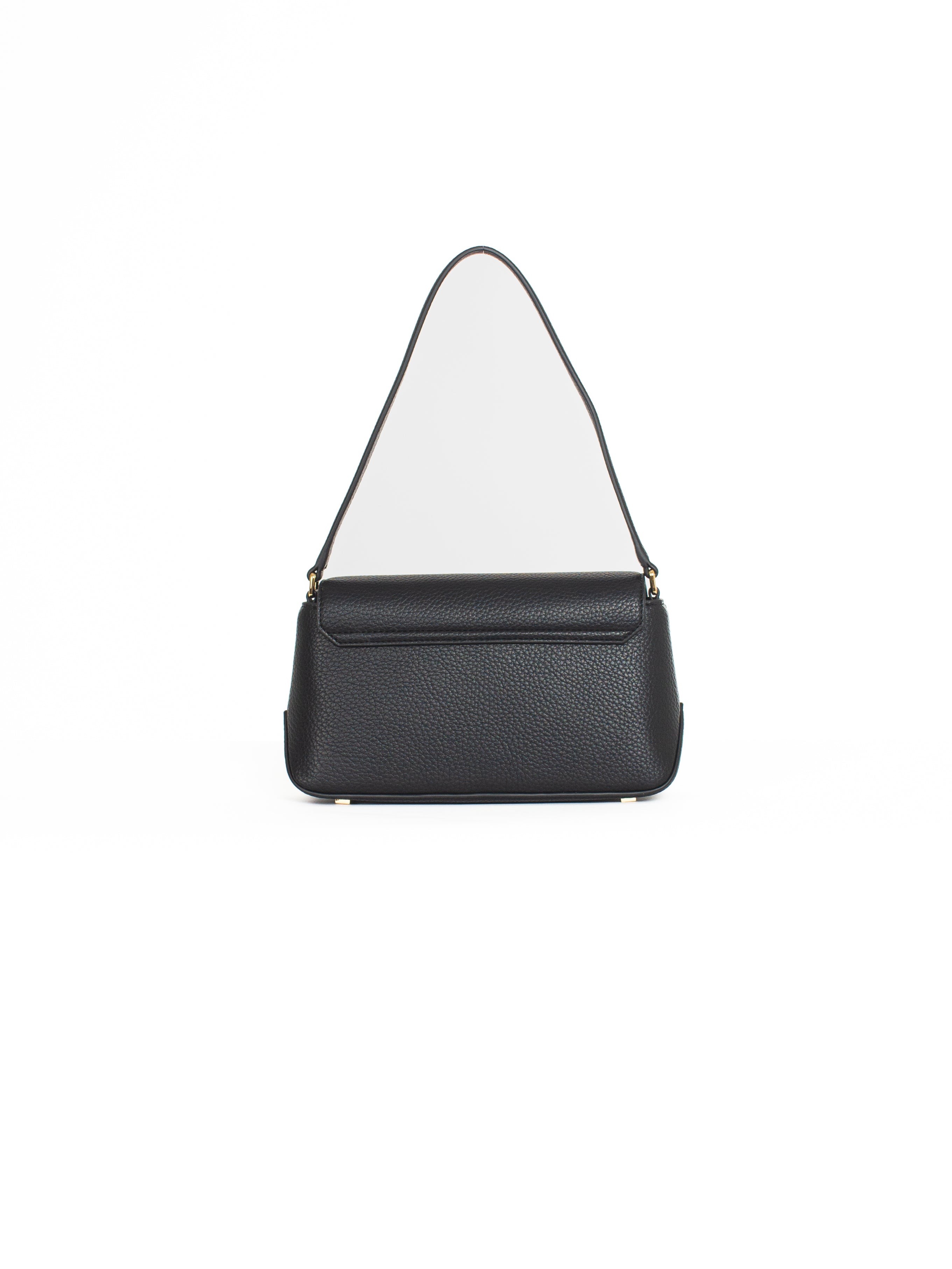 Borsa a spalla con placca logo Elisabetta Franchi
