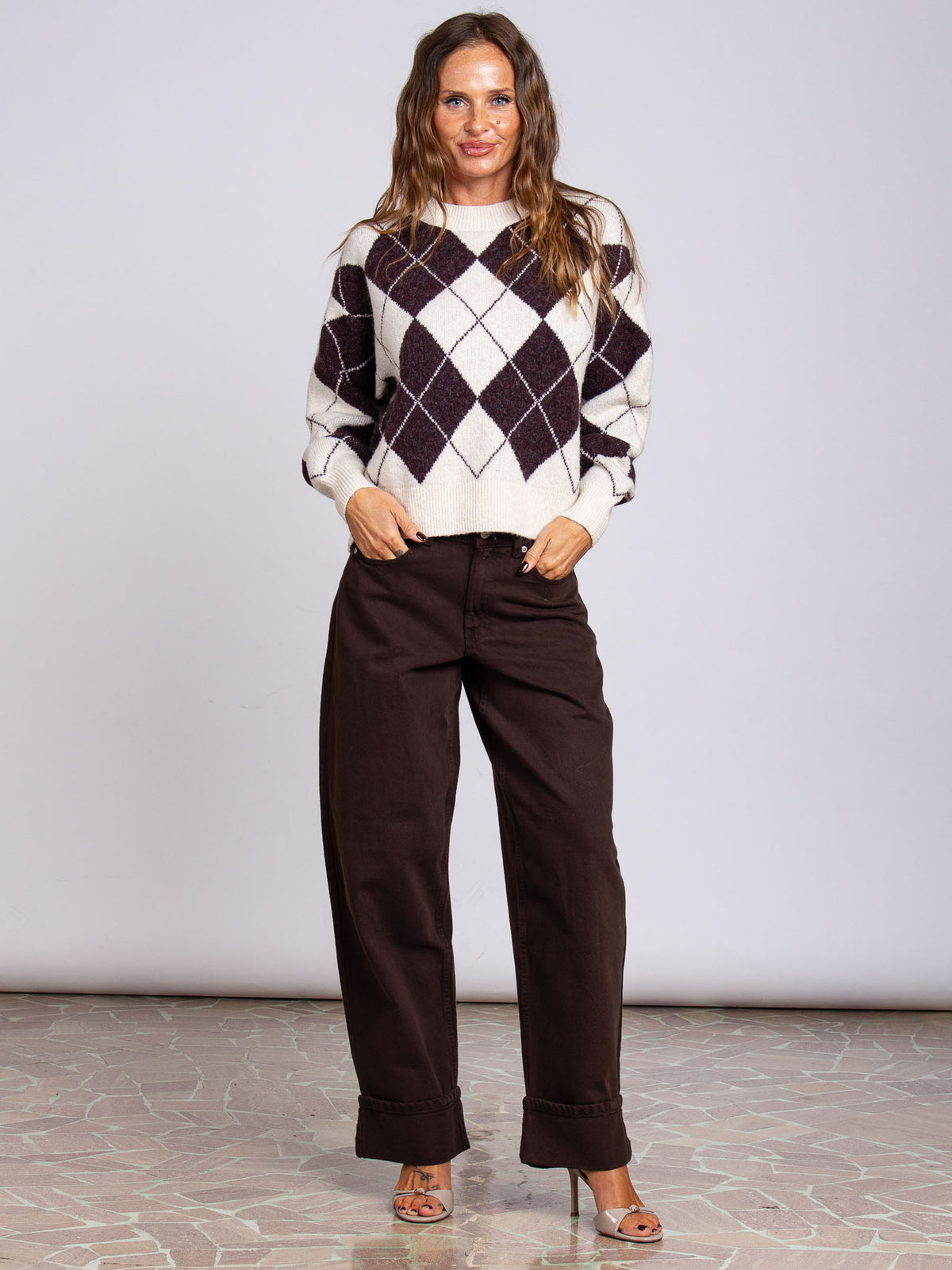 Maglione motivo argyle Vero Moda