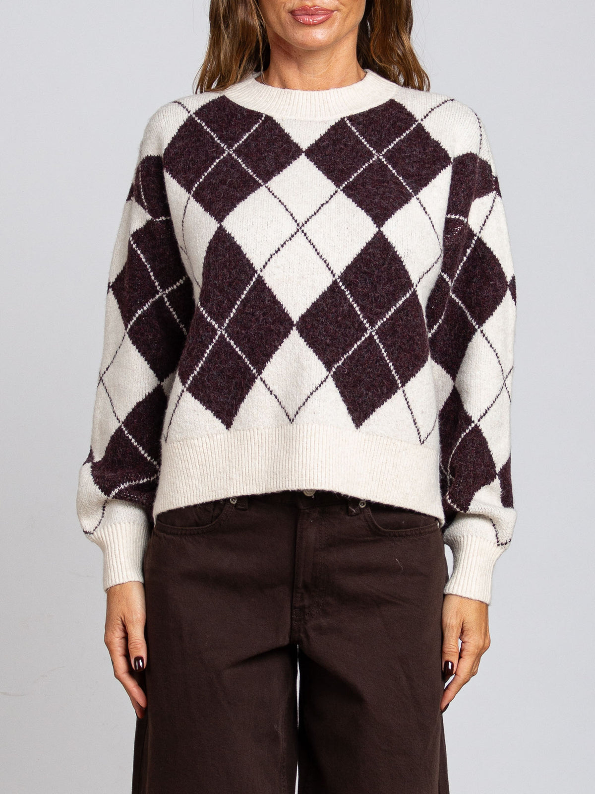 Maglione motivo argyle Vero Moda