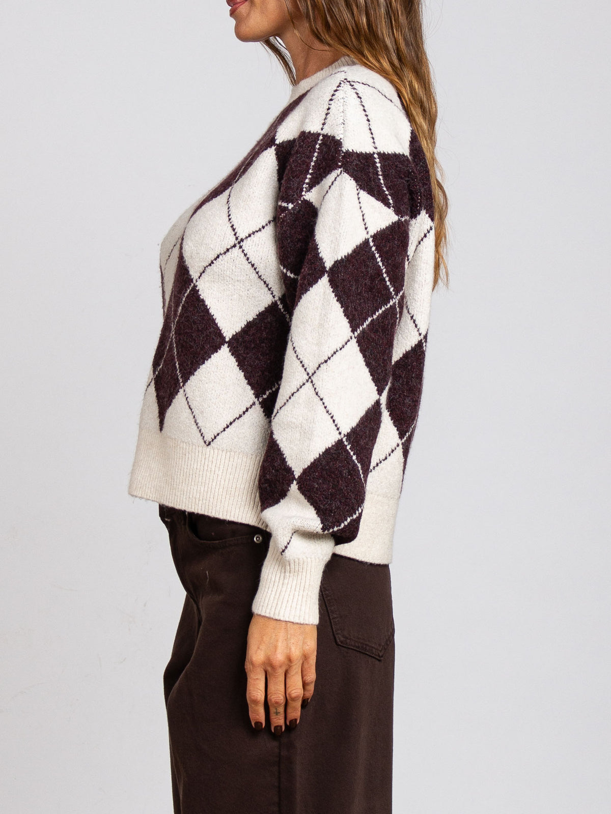 Maglione motivo argyle Vero Moda