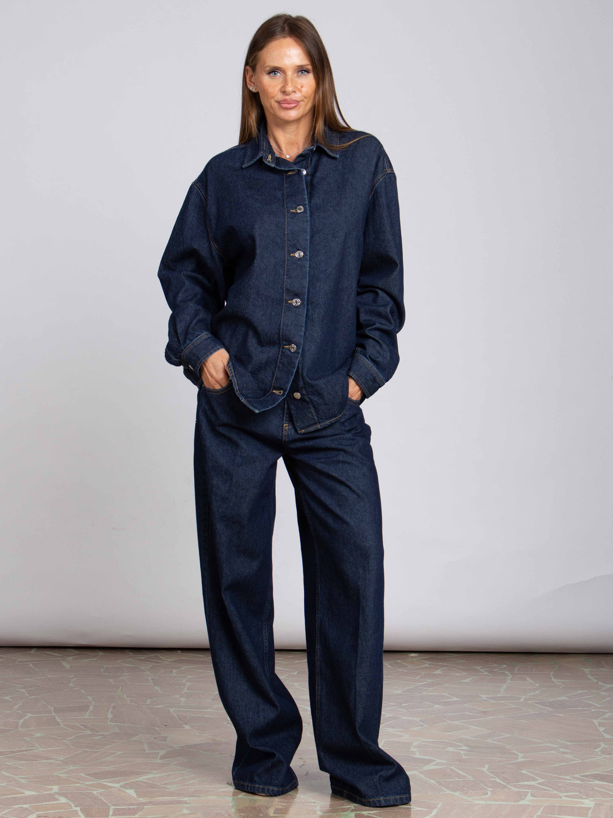 Camica over denim Vicolo