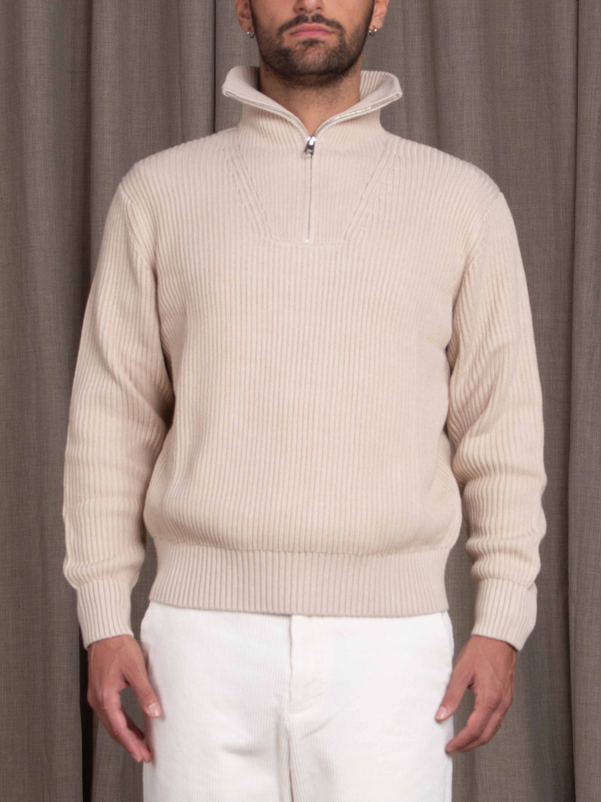 Maglia a collo alto con zip Selected Homme
